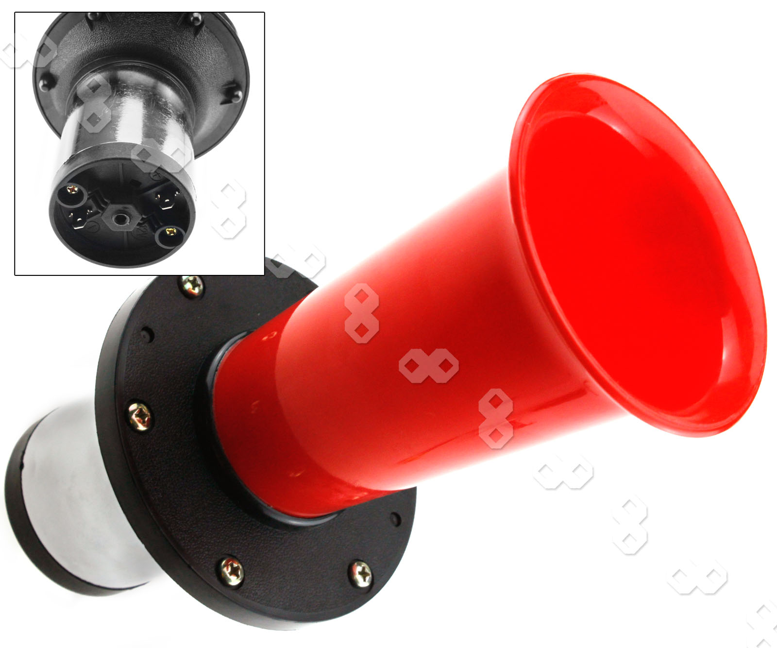 AHOOOOGAH VINTAGE CLASSIC CAR TRUMPET KLAXON HORN 110DB LOUD 12V 490HZ