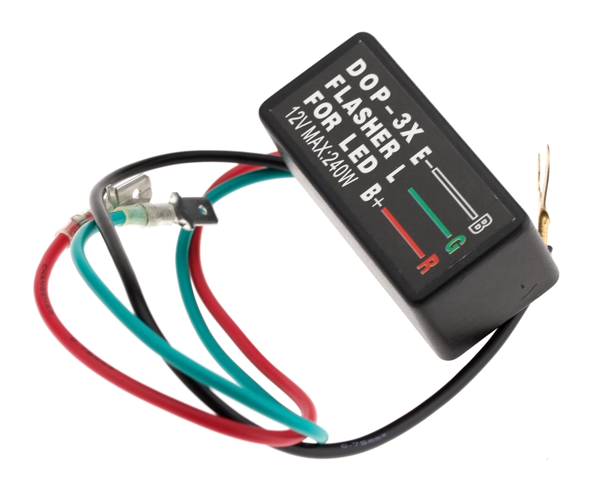 12V 3 PIN MOTORCYCLE MOTORBIKE LED INDICATOR FLASHER RELAY eBay