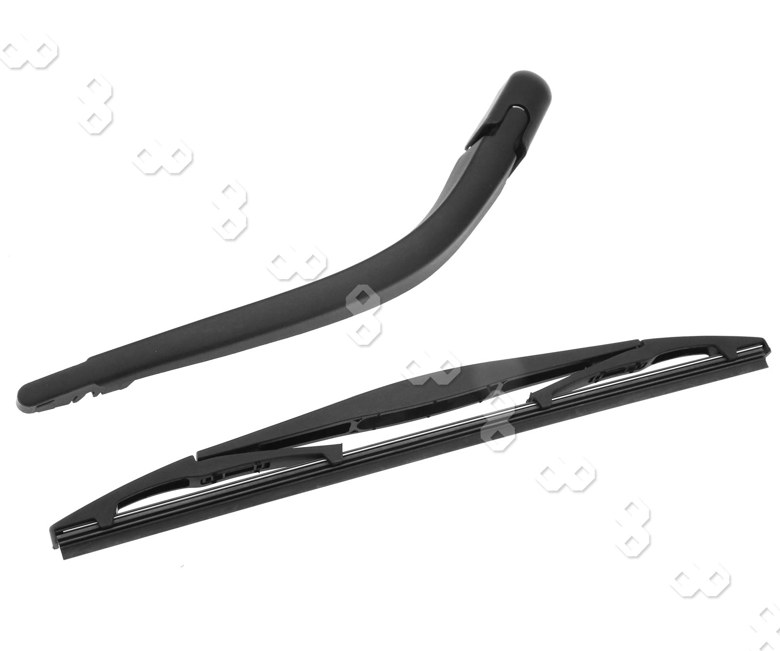 WINDSCREEN REAR WIPER BLADE WITH ARM SET FOR Peugeot 107 Citroen C1