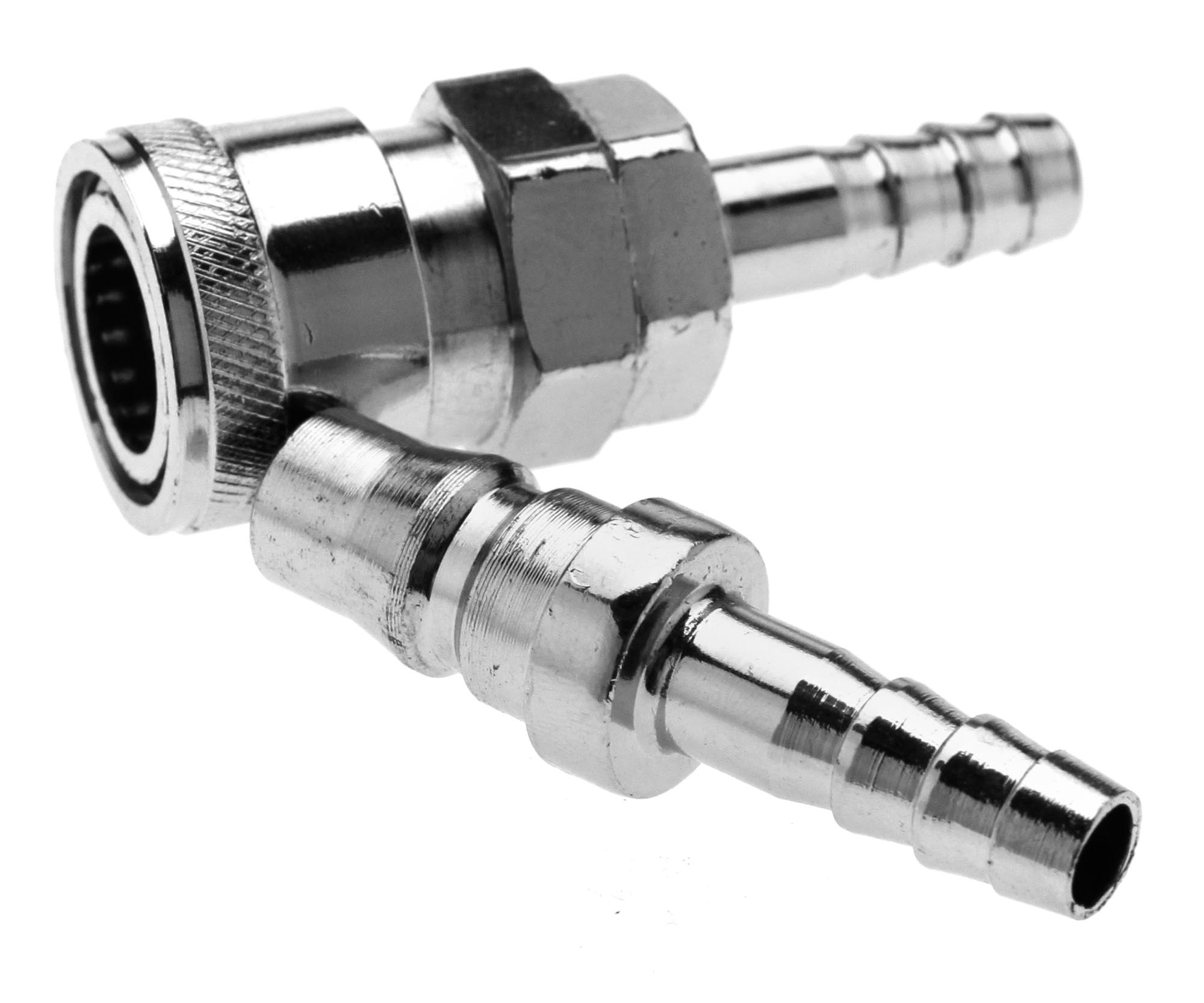 4x8mm Copper Gas Hose Nozzle Quick Release Connector for Caravan