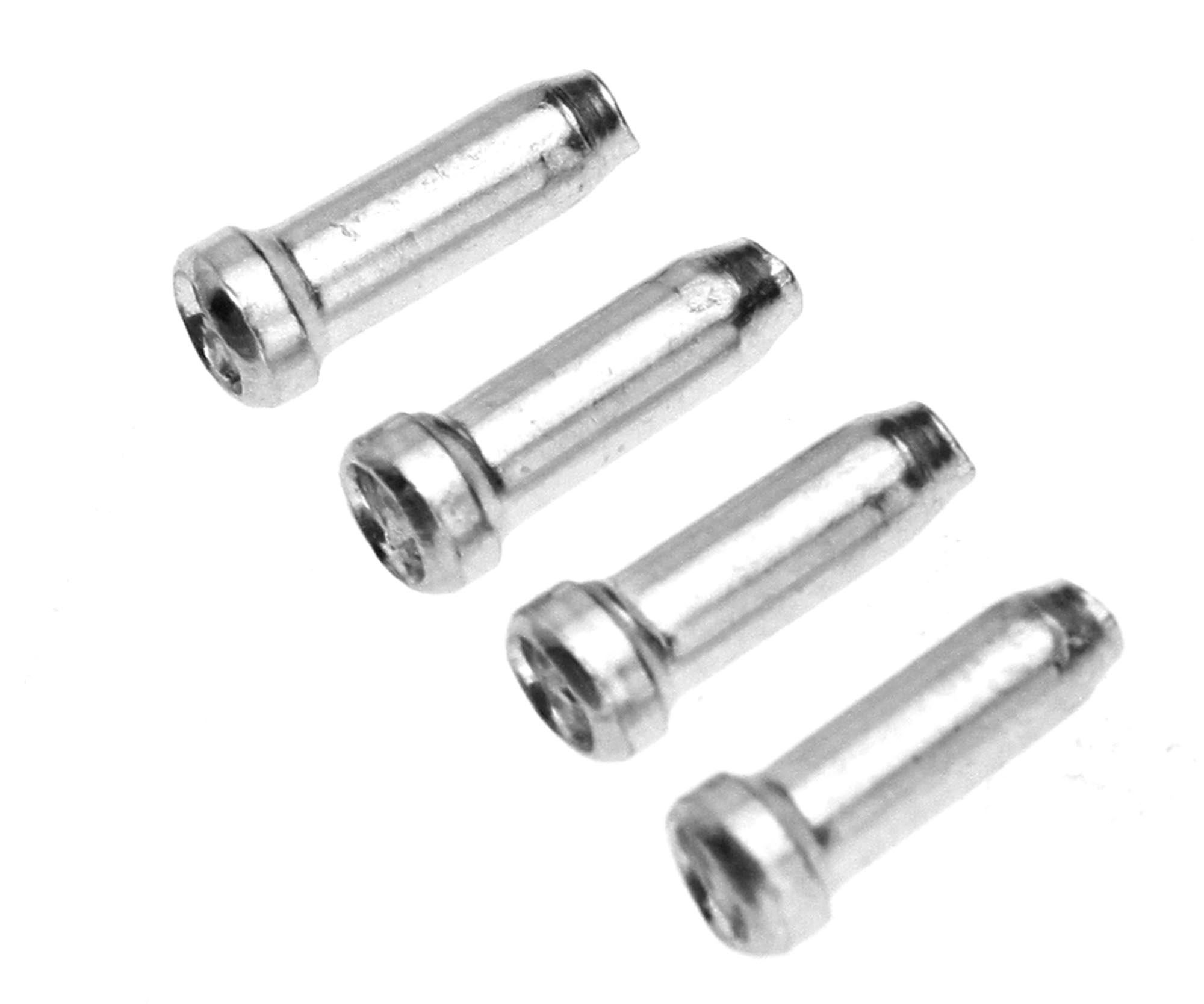 100PCS 12MM BIKE BICYCLE BRAKE CABLE TAIL TIPS CAPS SHIFTER END CRIMP