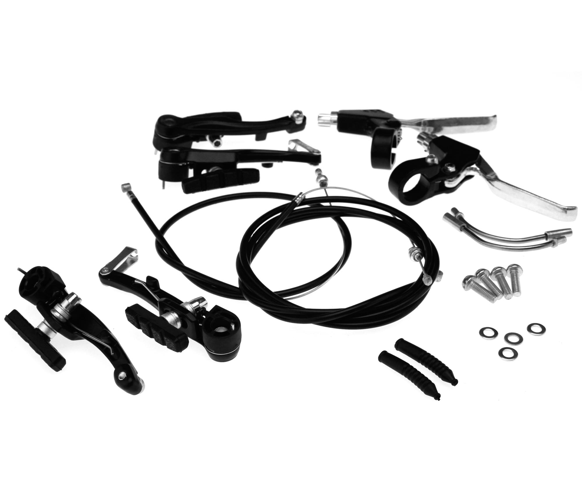 Brake Levers V Brakes Cables Caliper Set For BMX Mountain Bike/Bicycle eBay