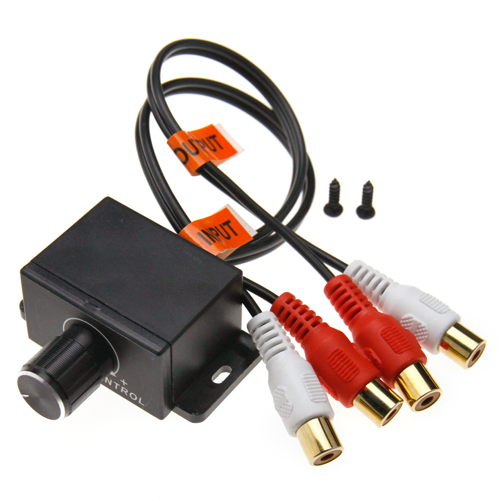 Car Amplifier Audio RCA Amplifier Gain Level Bass Volume Control Knob