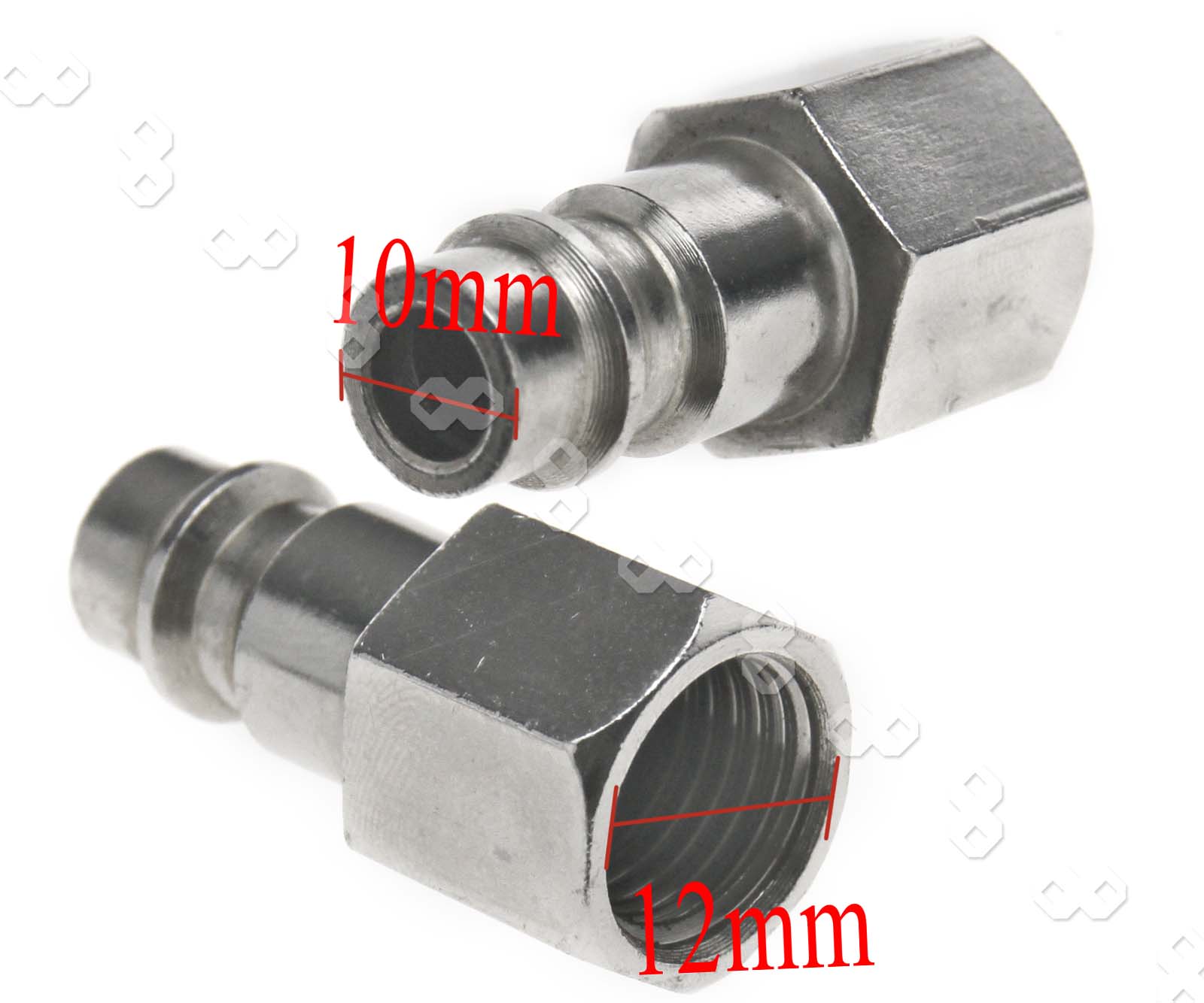 10 x Air Line Euro Hose Fitting 1/4" BSP Thread Hose Coupler Fittings