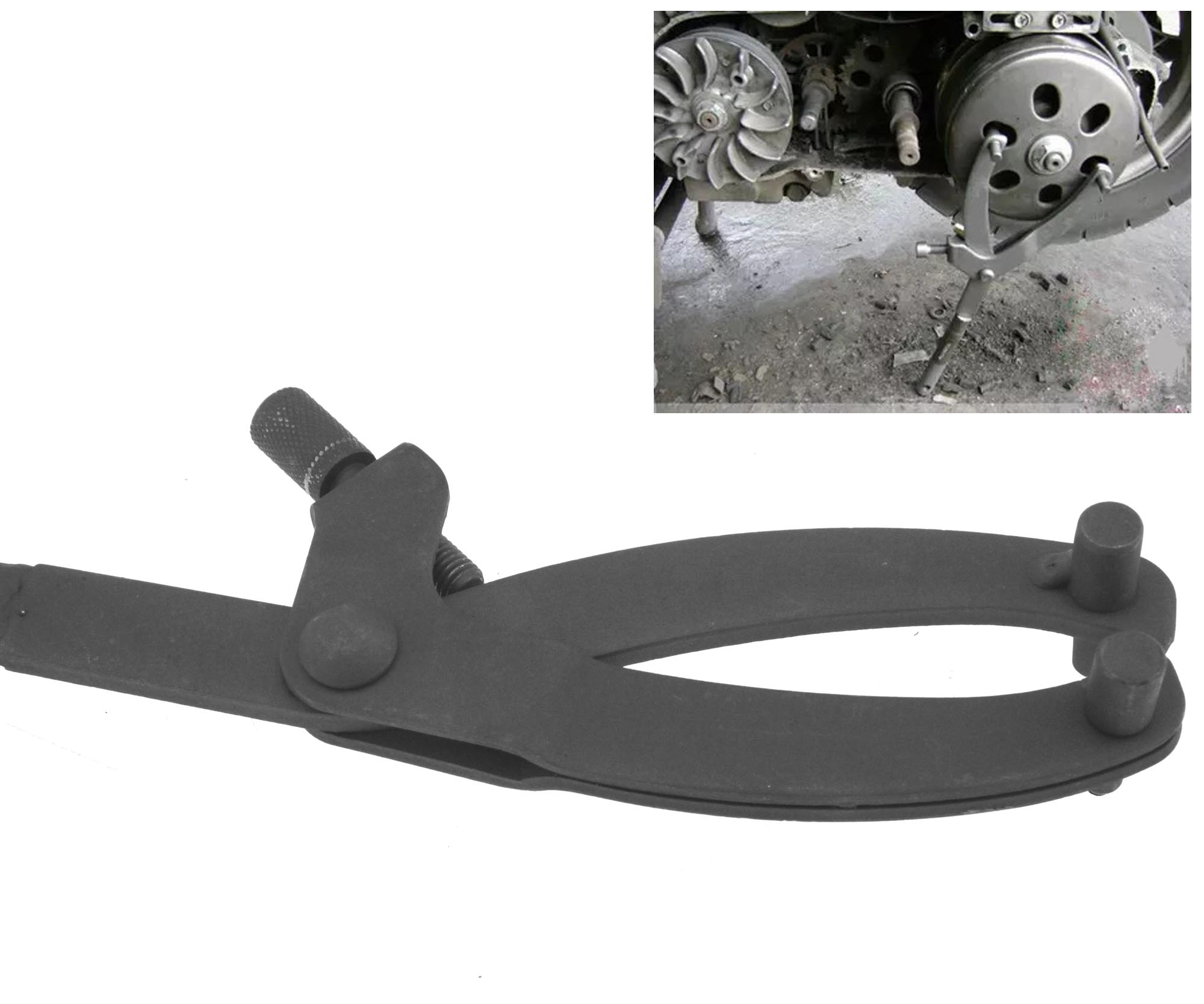 Motorcycle Clutch Flywheel Pulley Sprocket Wrench Spanner Holder