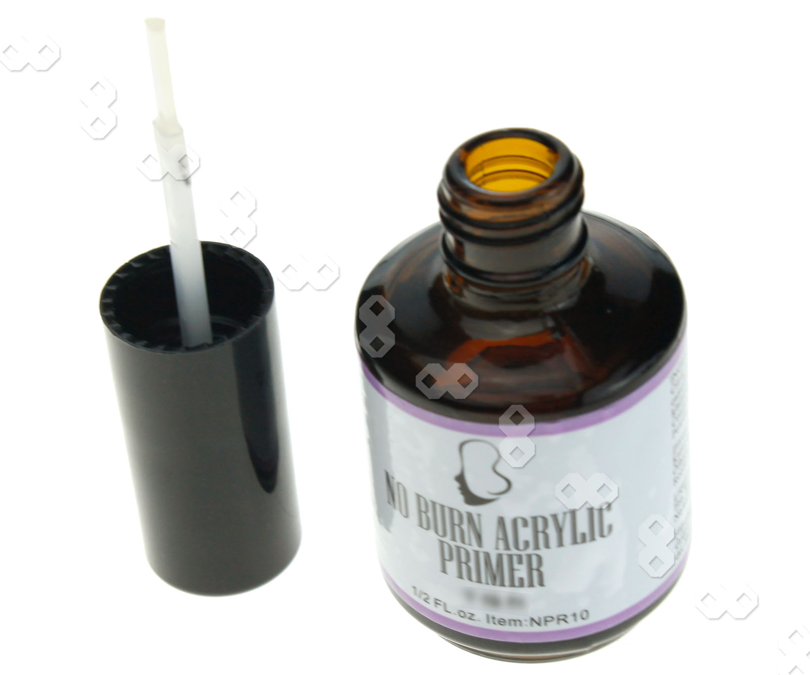 3 x Nail Art NO BURN ACRYLIC PRIMER Set S237 UK