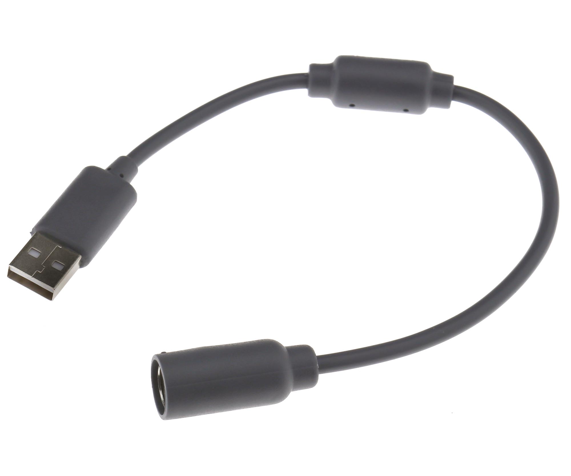 2x USB Extension Cable Lead Cord Adapter for XBOX 360 Wired Controller