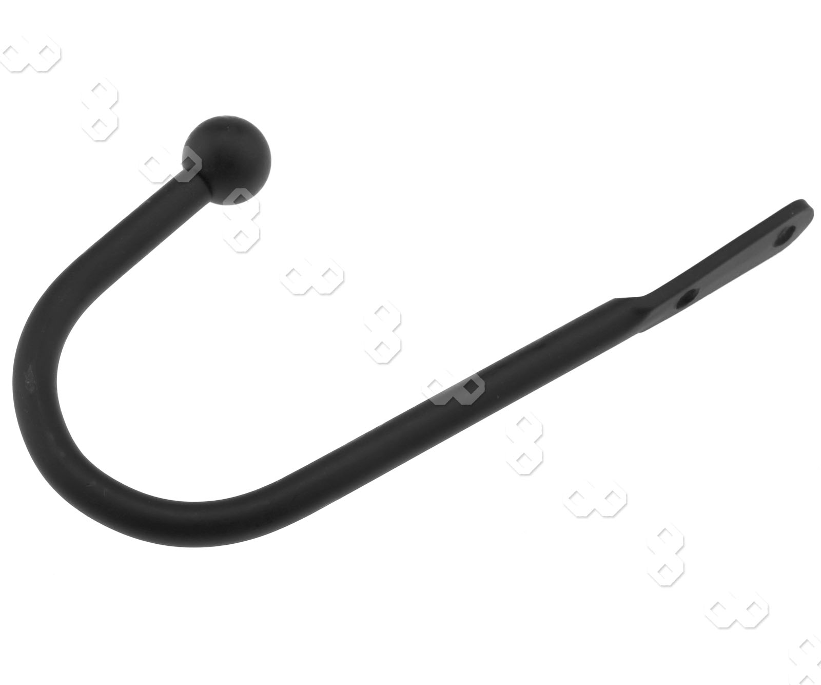 BLACK METAL CURTAIN TIE BACK HOOK HOLDBACK HOLD BACKS COMPLETE W/ SCREW eBay