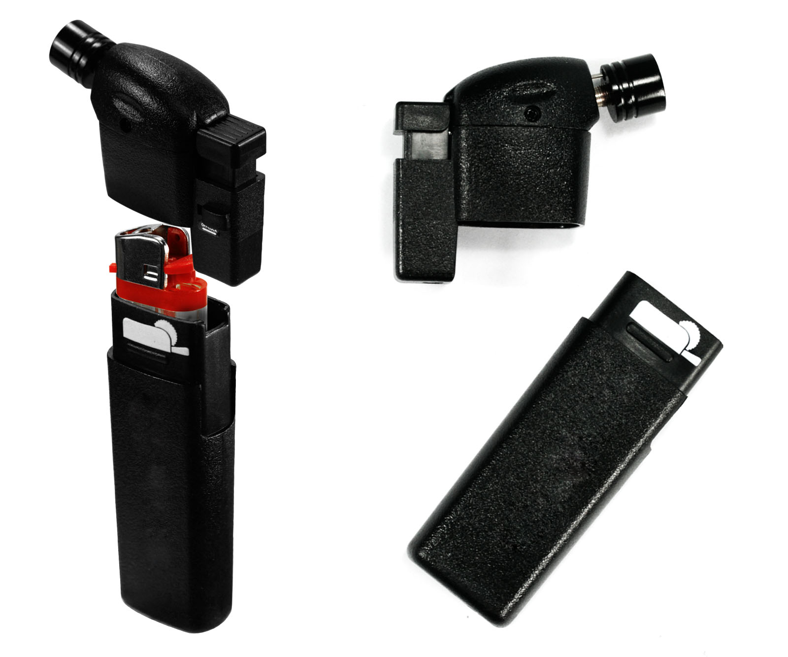 Case Only! Black Mini Wild Proof Cordless Gas Torch Shrink Tubing Heat