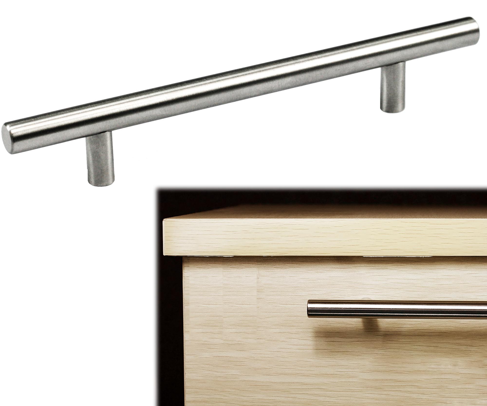 20 x T Bar Kitchen Bedroom Door Handles Units Set 128mm SO97b