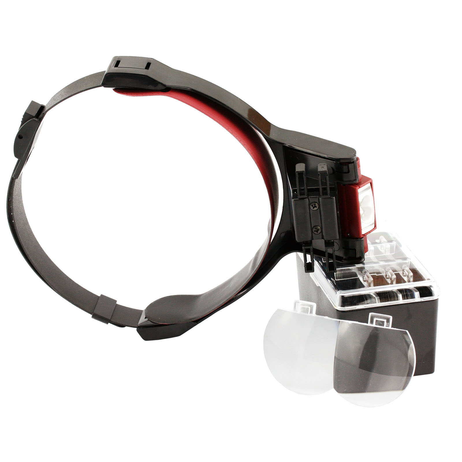 Head Magnifying Glass LED Light Hand Free Magnifier for Painting Sewing B131