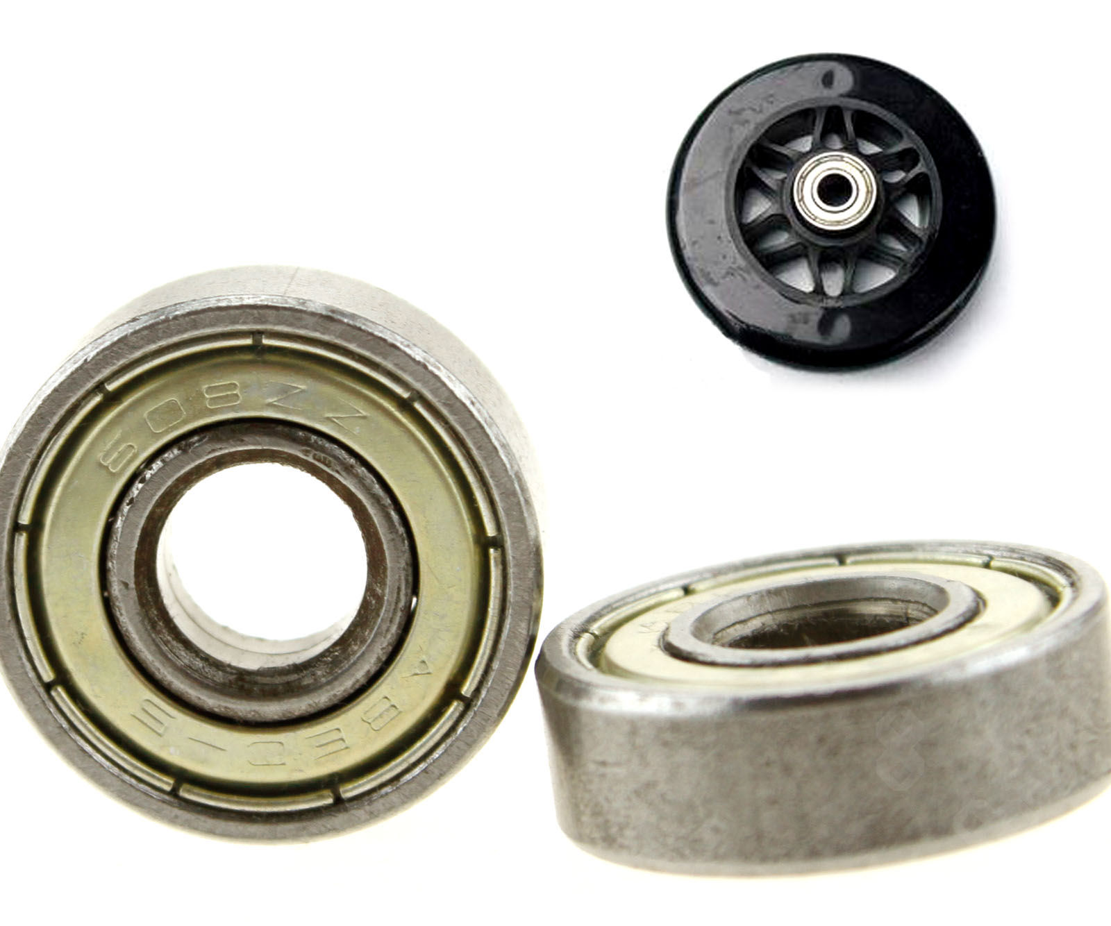 Clearance 10*8mm Skateboard Roller Blade Ball Bearings Wheels ABEC5
