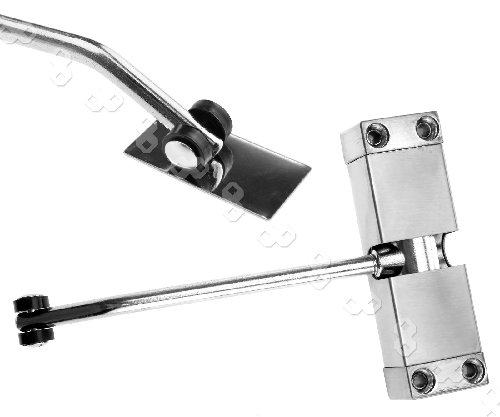 Adjustable Spring Door Closer Steel Automatic 97x30 x20mm for 2040KG