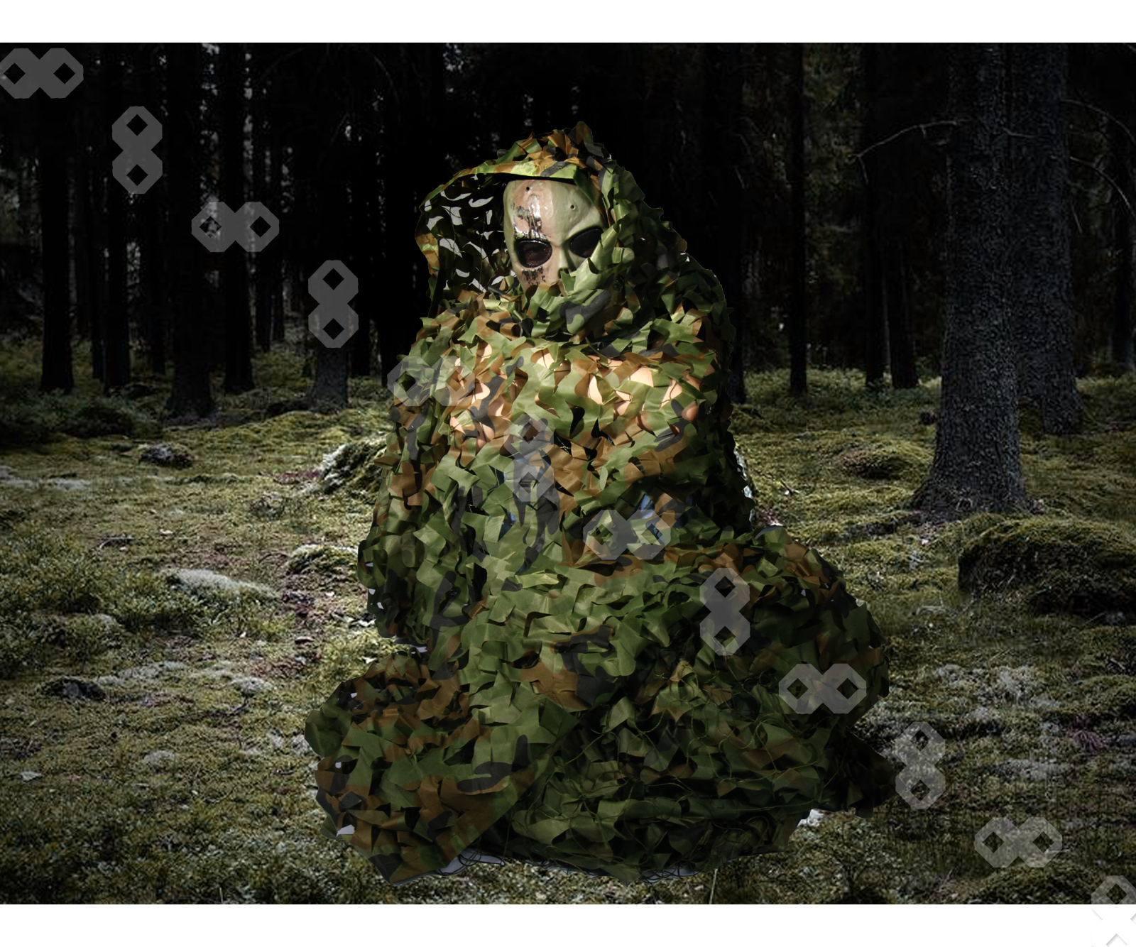 10FTX7FT CAMO CAMOUFLAGE NET NETTING HUNTING SHOOTING ARMY WOODLAND