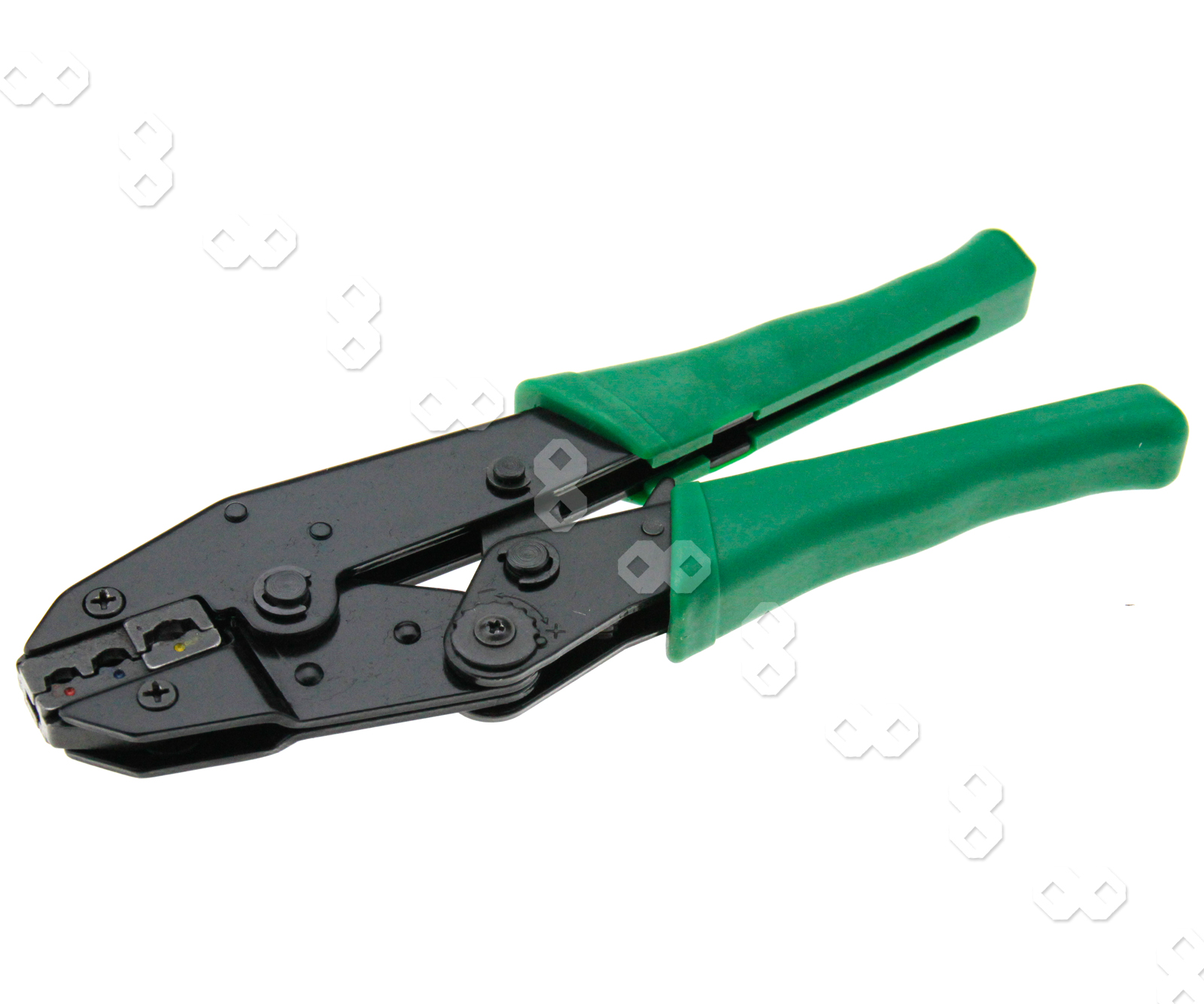 9" RATCHET PRO CRIMPLING TOOL CRIMPER PLIER FOR CABLE WIRE ELECTRICAL