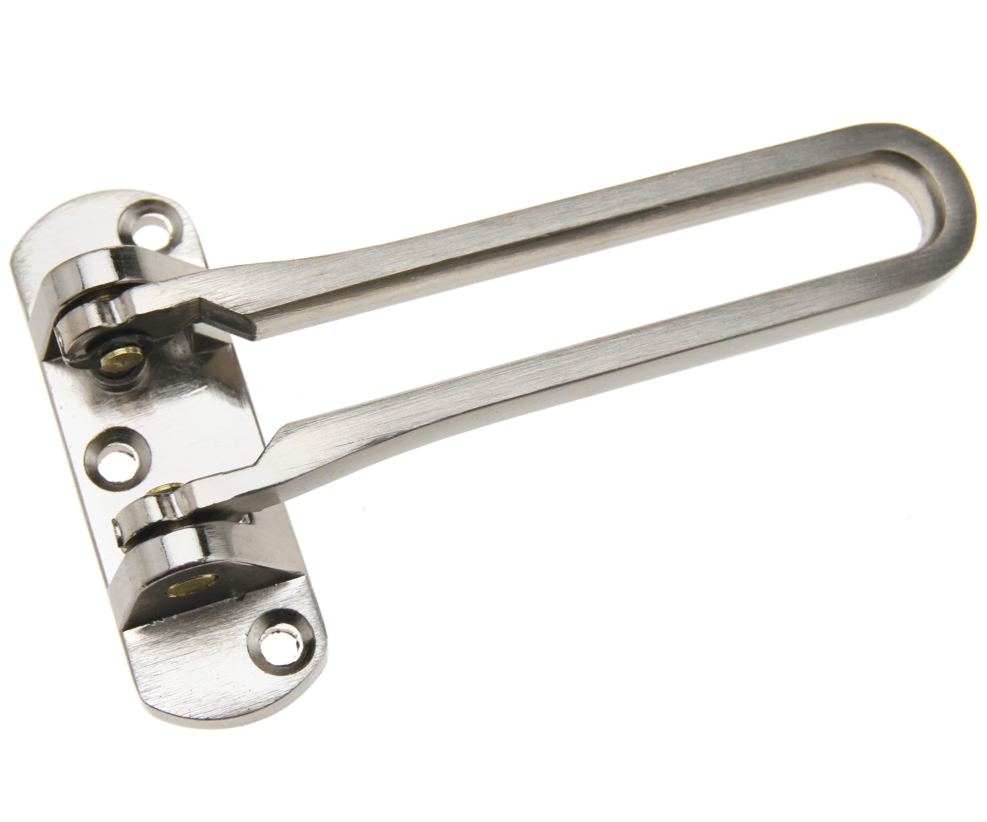 Door Chain Restrictor Safety Lock Silver Limiter Strong Catch UPVC