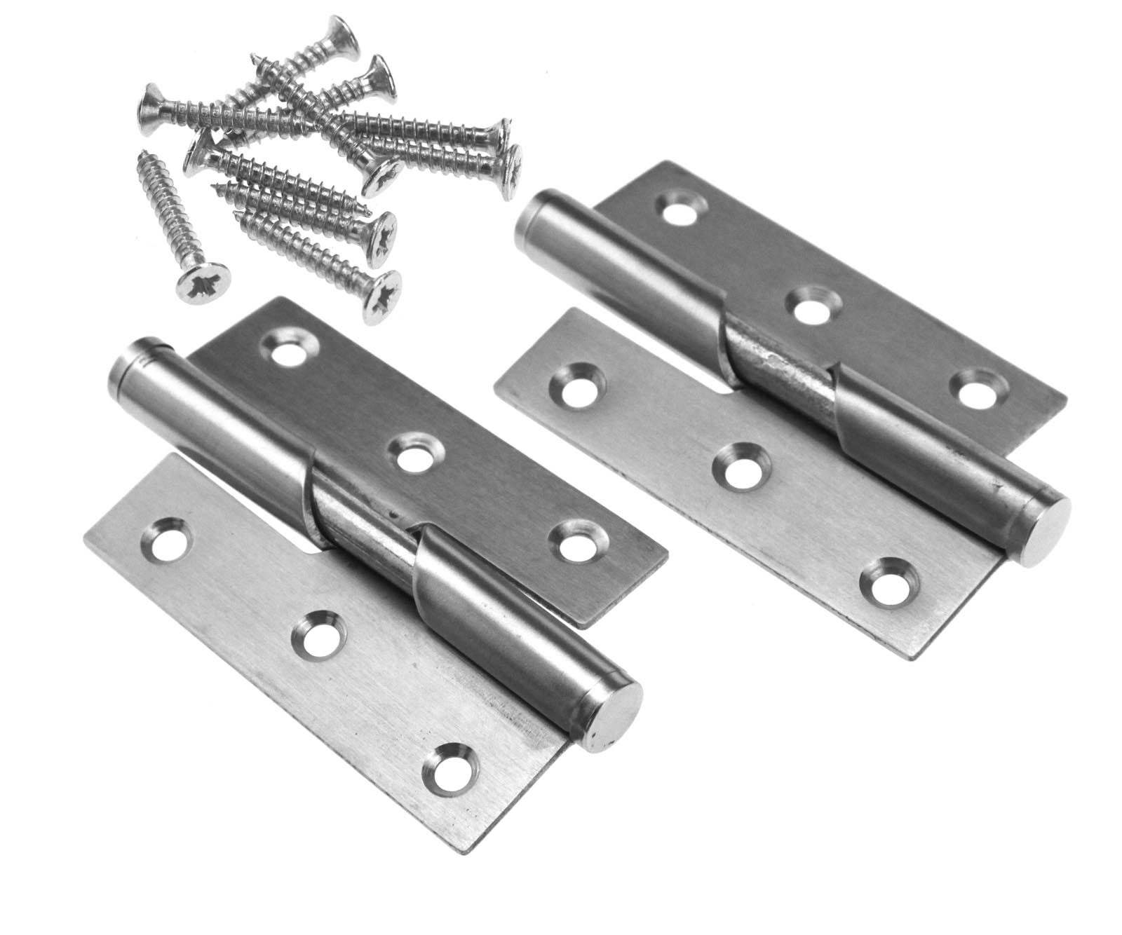 2pcs 3" Stainless Steel Rising Butt Left Handed Lift Off Door Hinge eBay