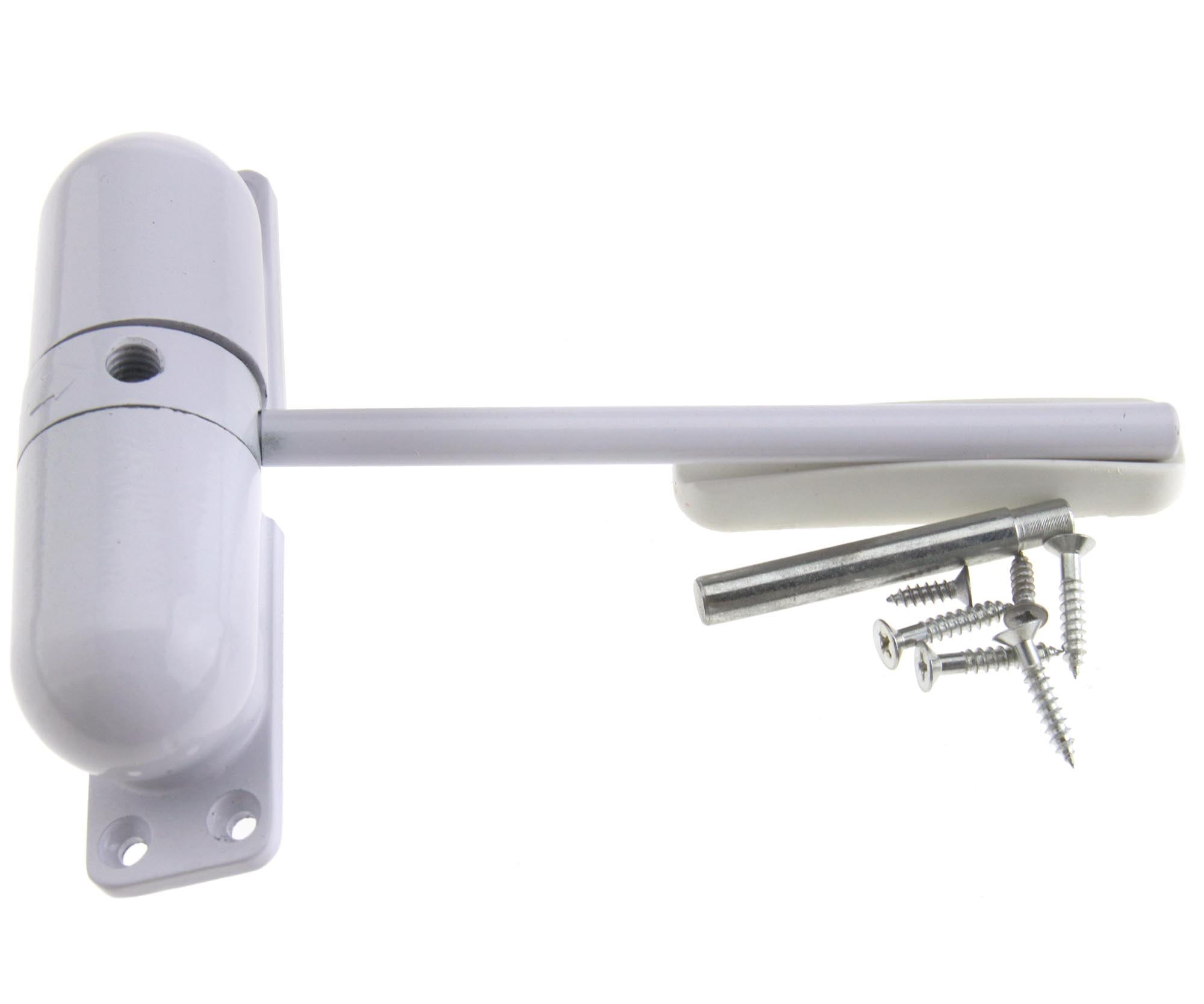 Fire Rated Door Closer Adjustable Spring Loaded Auto Closing Surface