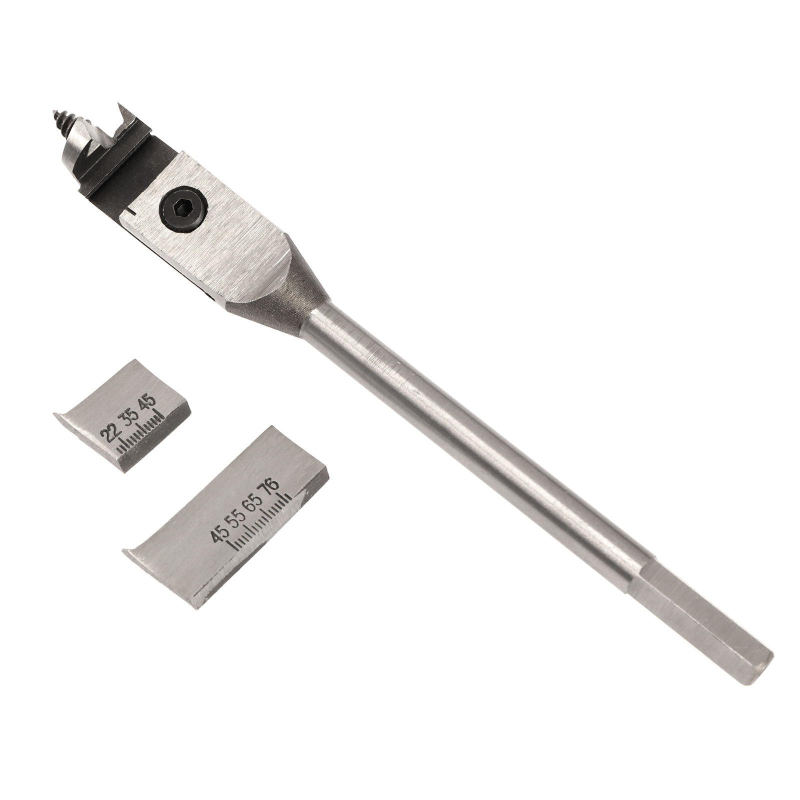 Expansive Flat Woodworking Boring Drill Bit Adjustable 2276mm Spade