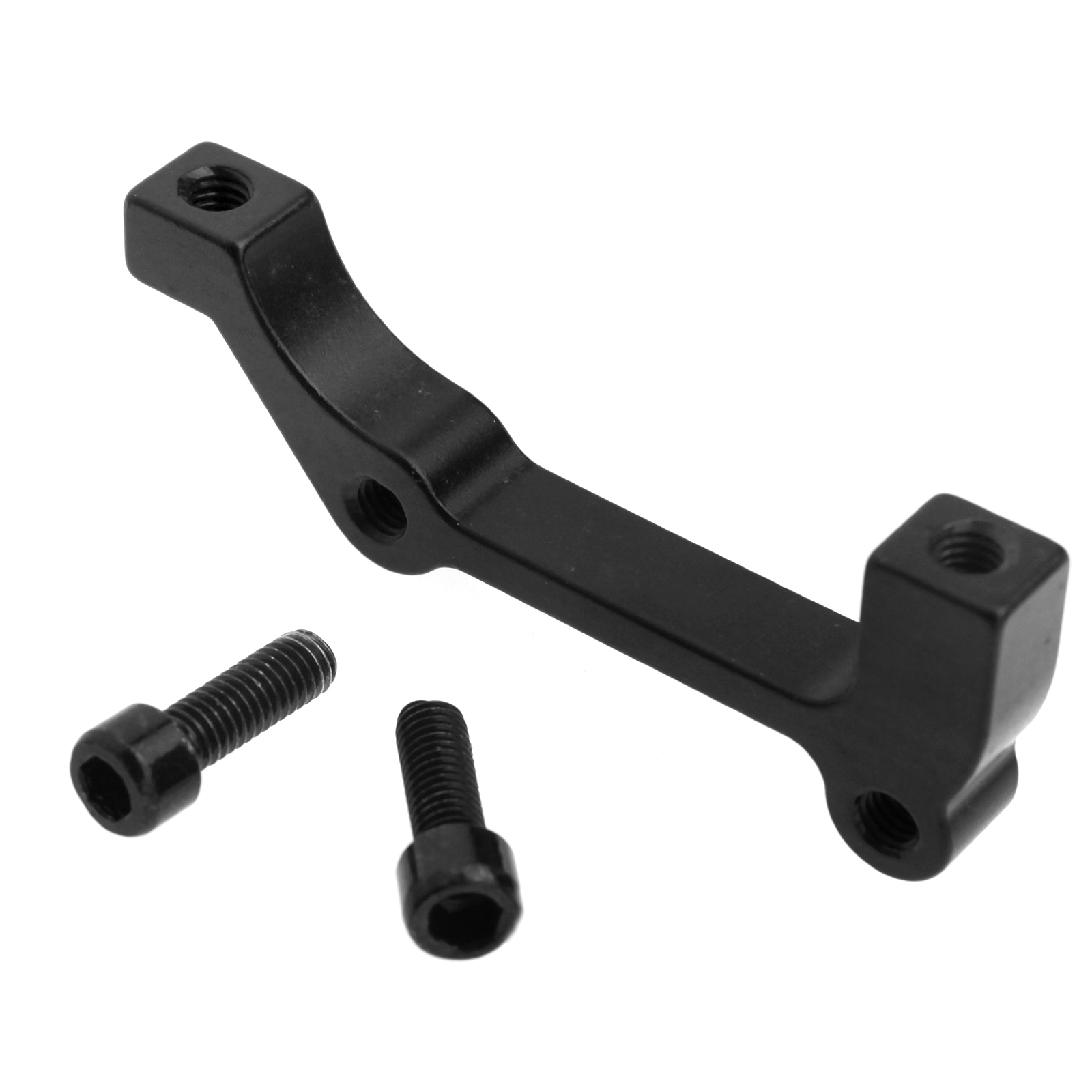 Black CNC Rear Disc Brake Adapter 180mm Caliper Post Mount PM to IS eBay