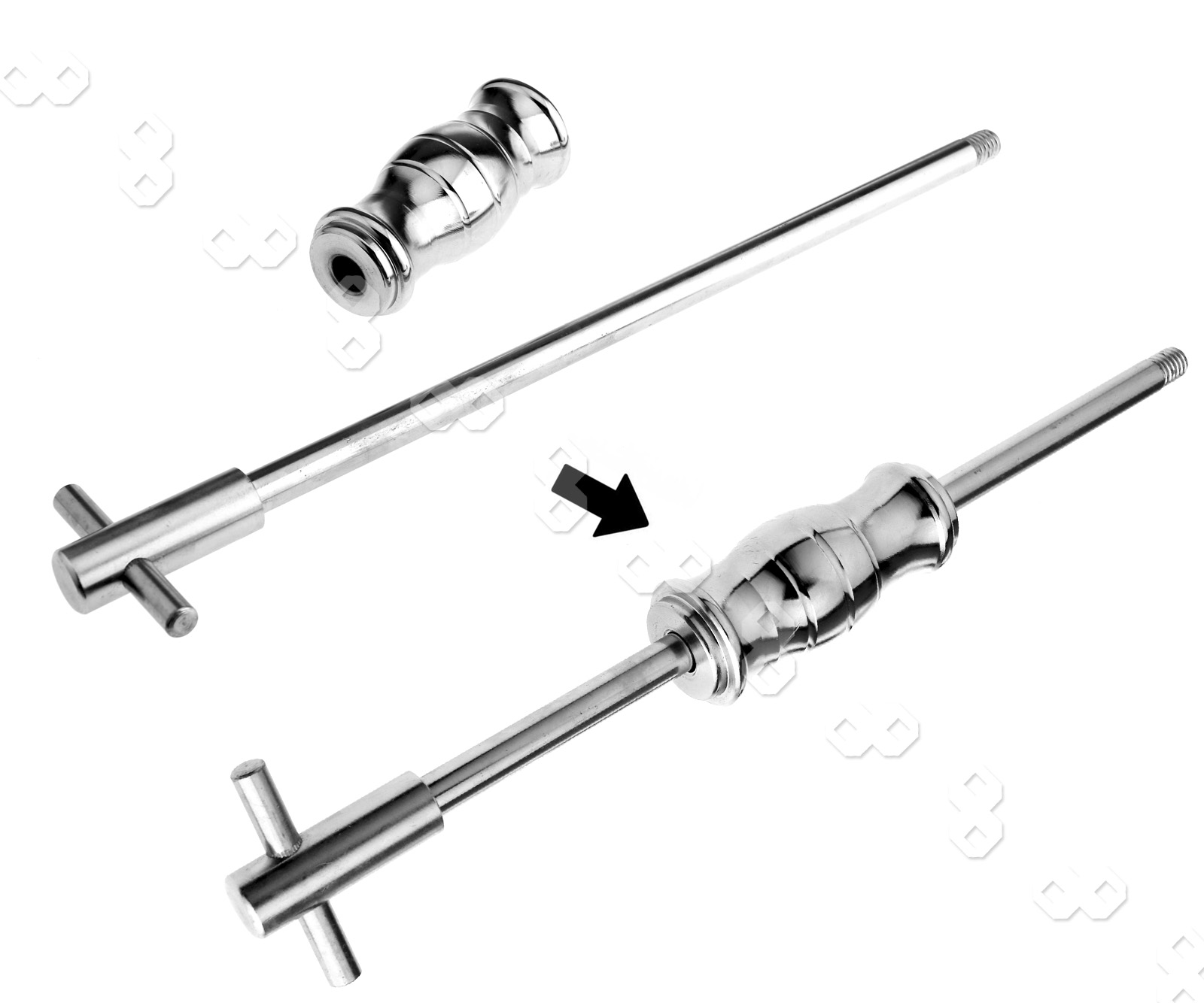 9 X Blind Hole Inner Bearing Puller Set Remover Slide Hammer Internal