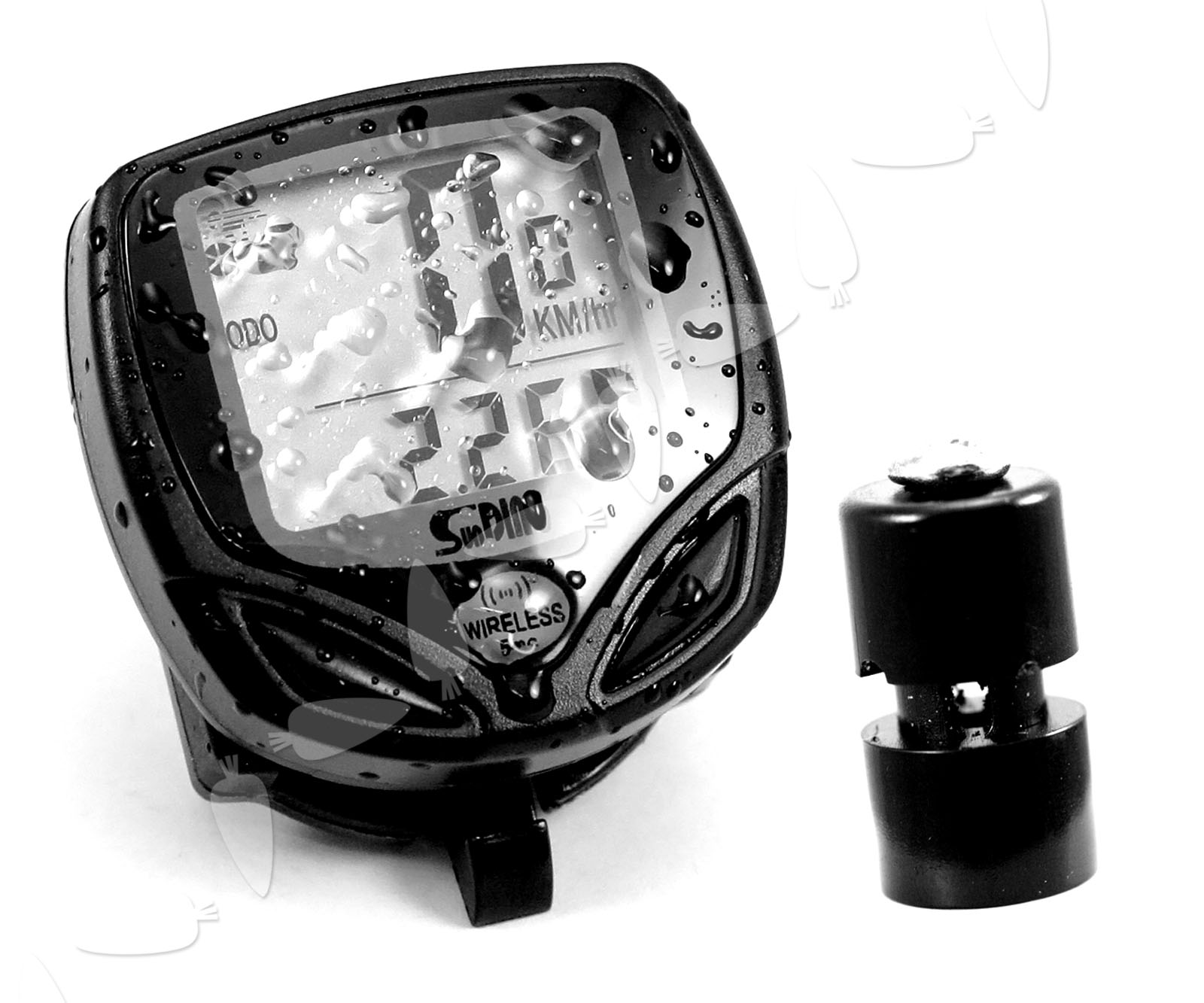 Bicycle Wireless Bike Cycle Computer Speedometer Odometer +Front/Rear