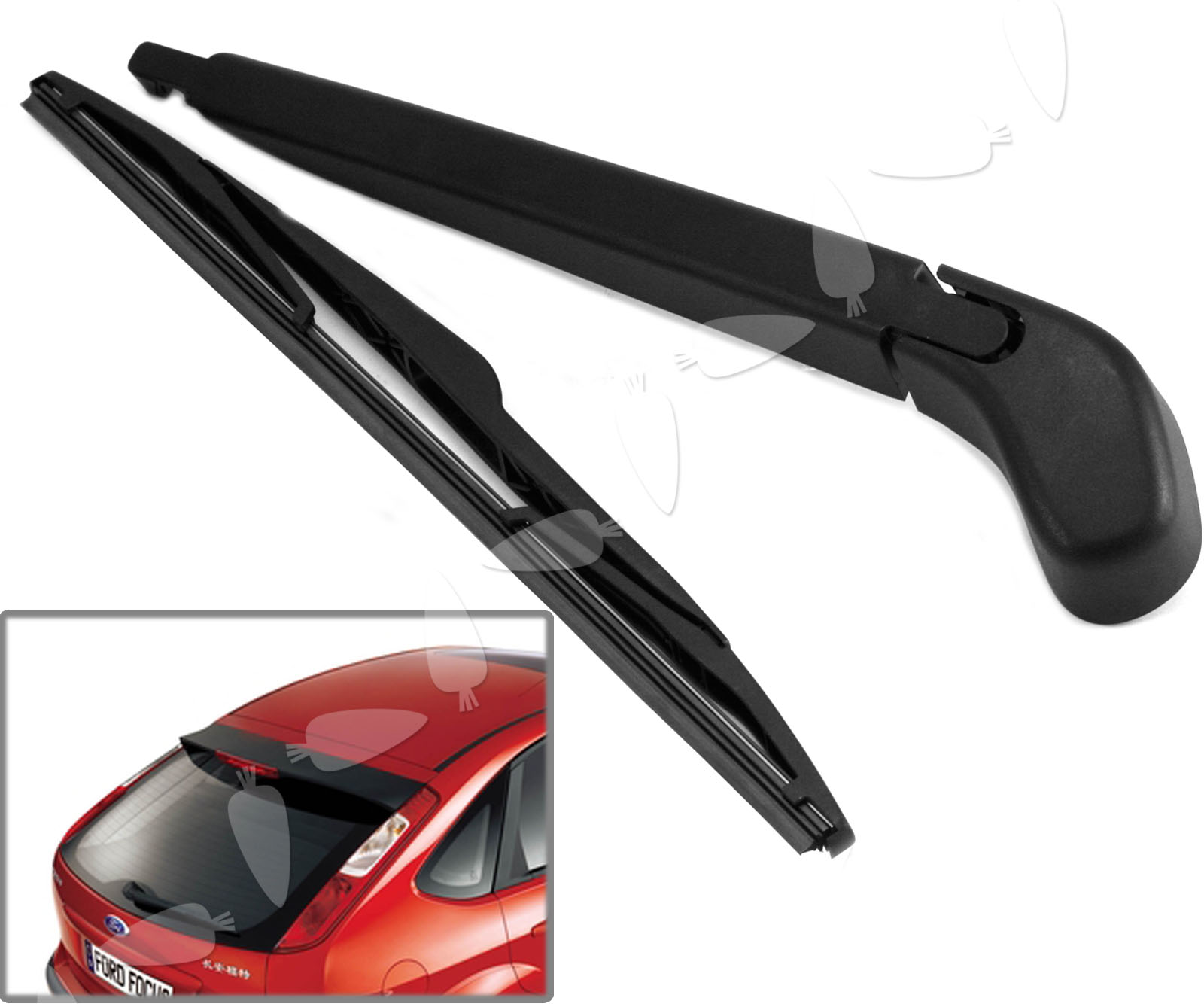 NEW REAR WIPER ARM & BLADE SET for FORD FOCUS (20052008) TA37 eBay