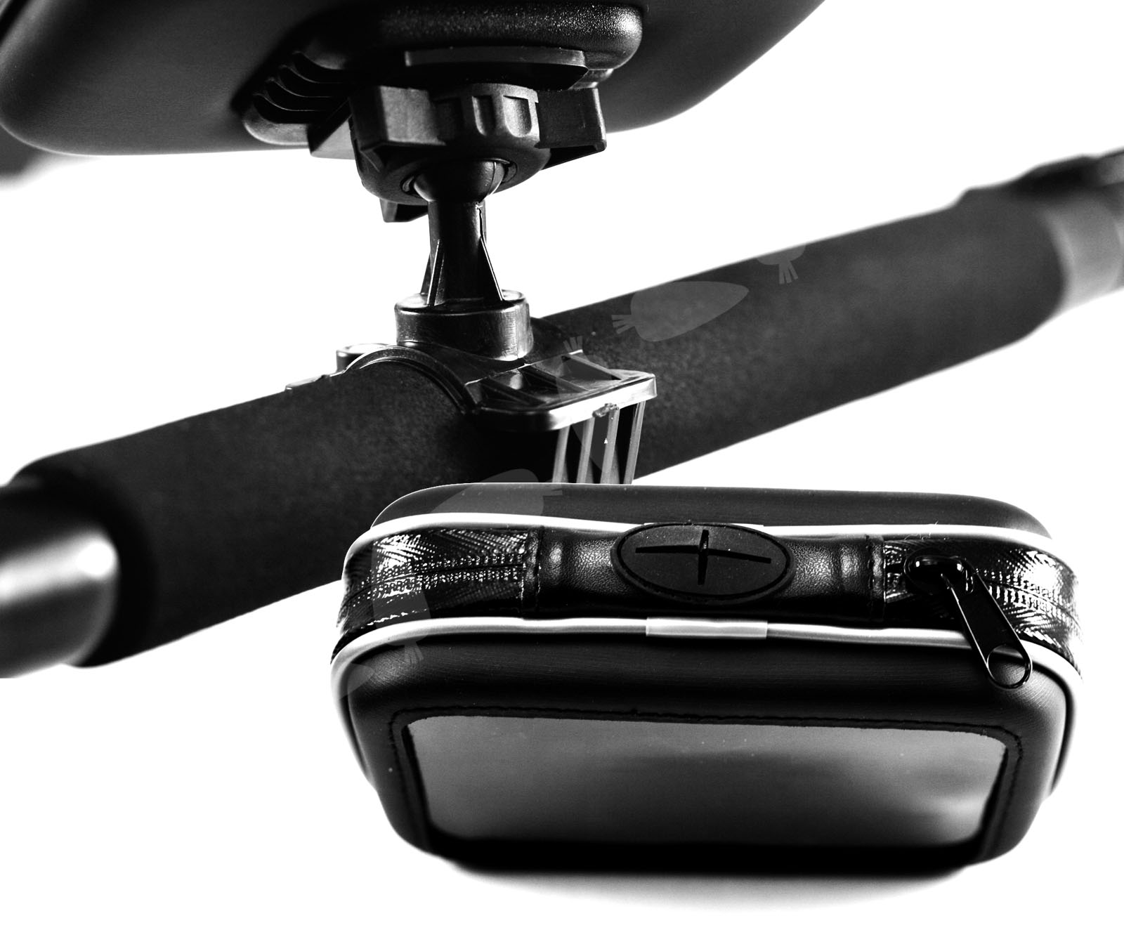 NEW GPS SAT NAV Waterproof Leather Case Mount Holder Motorcycle Motorbike TA40 eBay