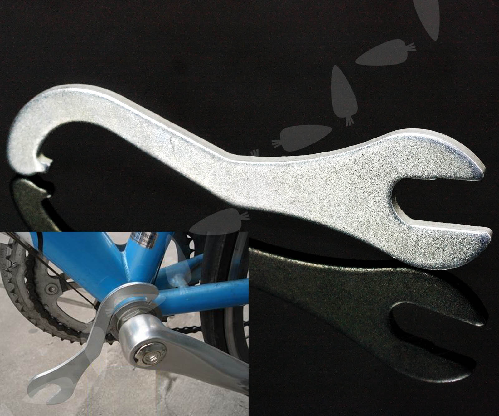 BICYCLE BIKE BOTTOM BRACKET LOCKRING LOCK RING TOOL & 15 MM PEDAL