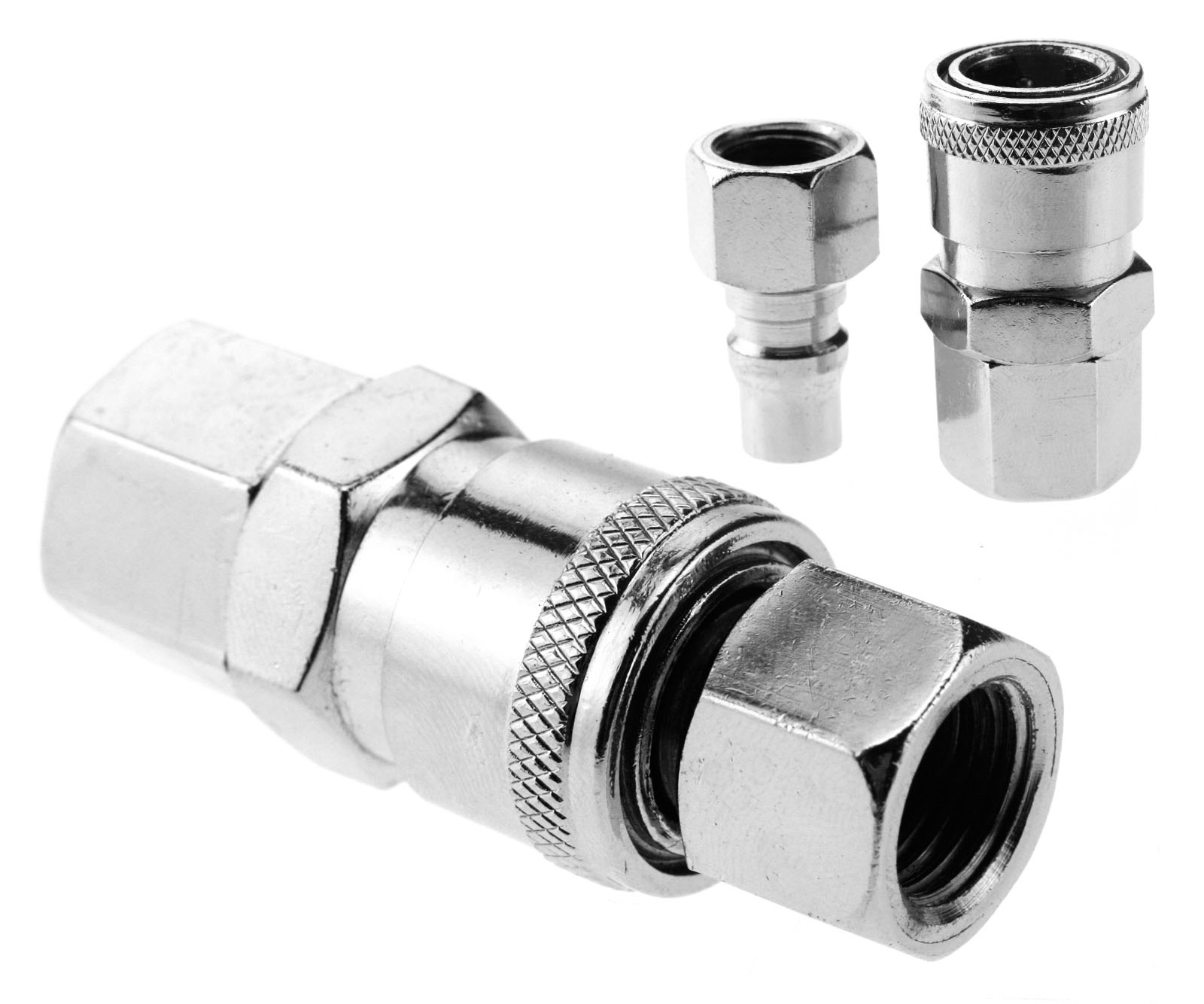 4x 1/4 BSP Air Line Hose Fittings Quick Release Coupler