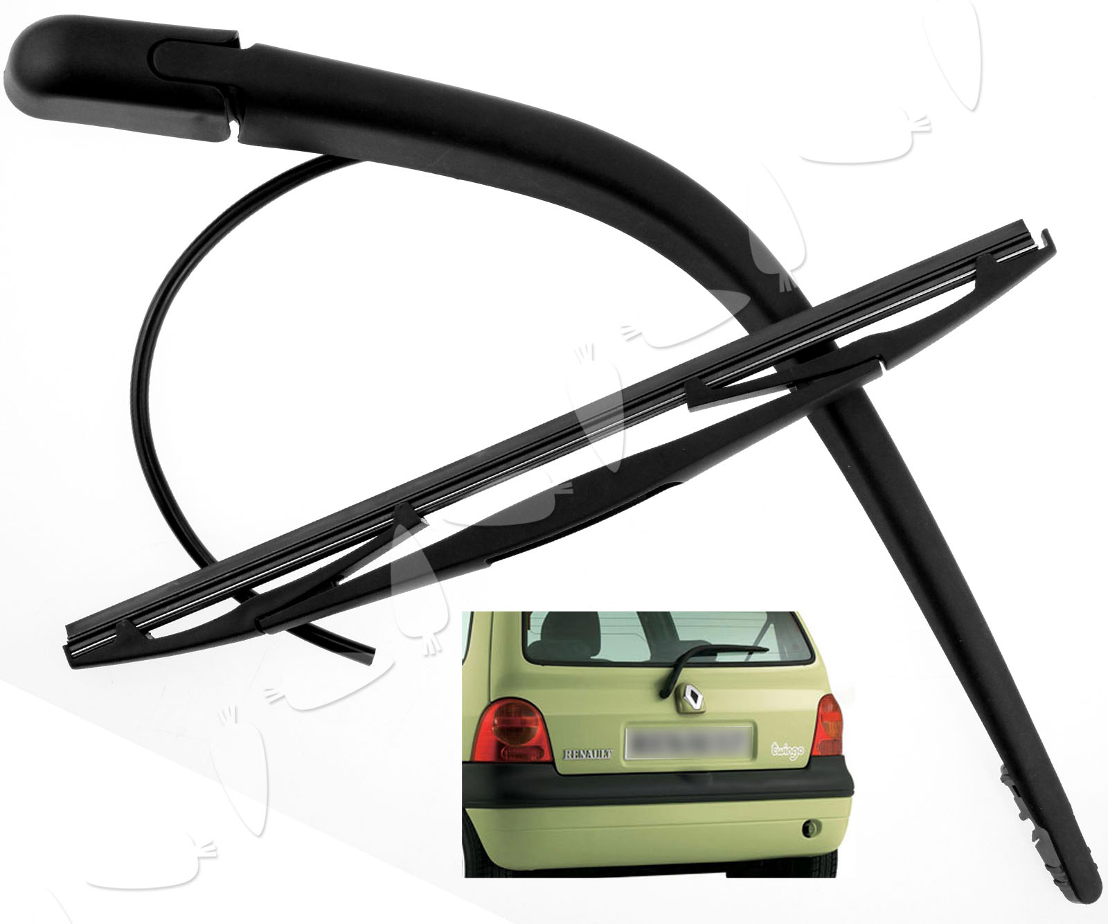 Renault Twingo C06 19932007 Hatchback Rear Window Screen Wiper Arm