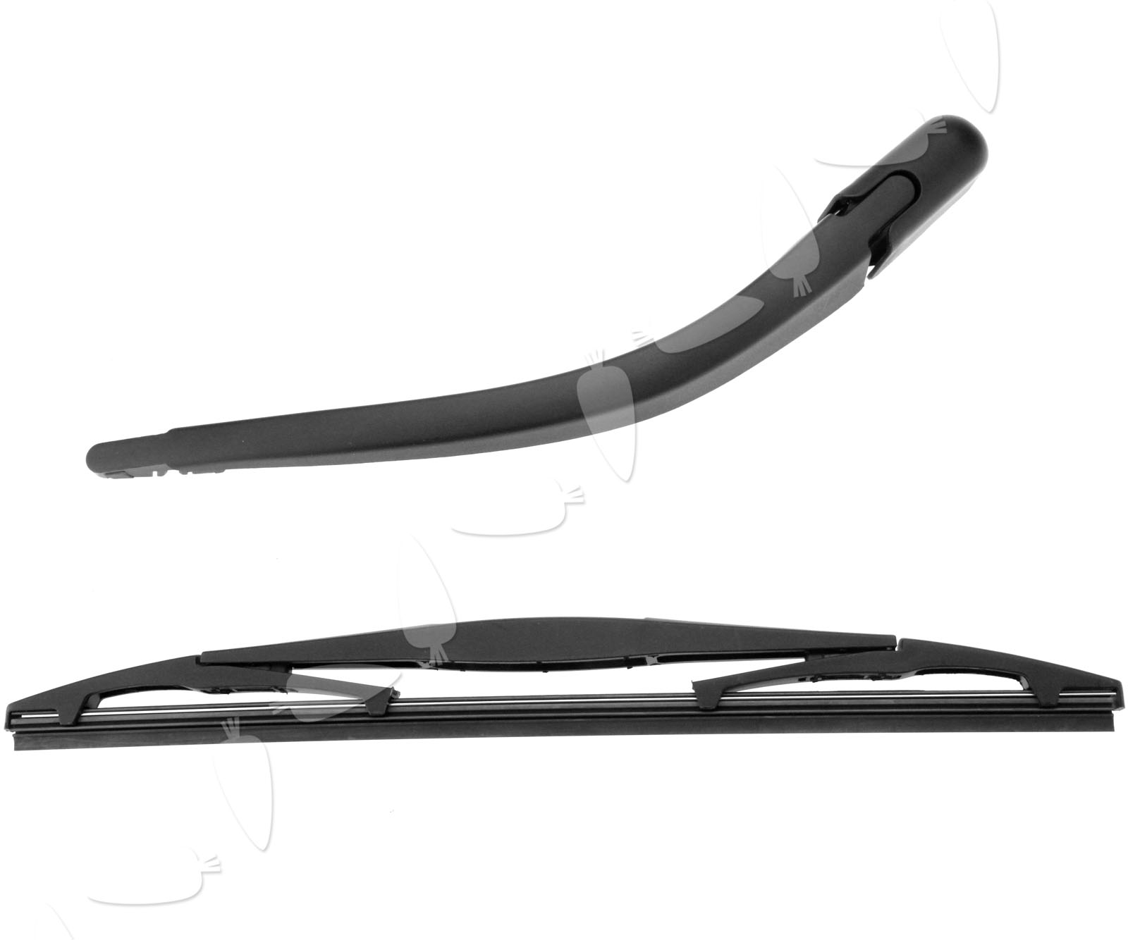 Windscreen Rear Wiper Blade And Arm Set for Peugeot 107 Citroen C1