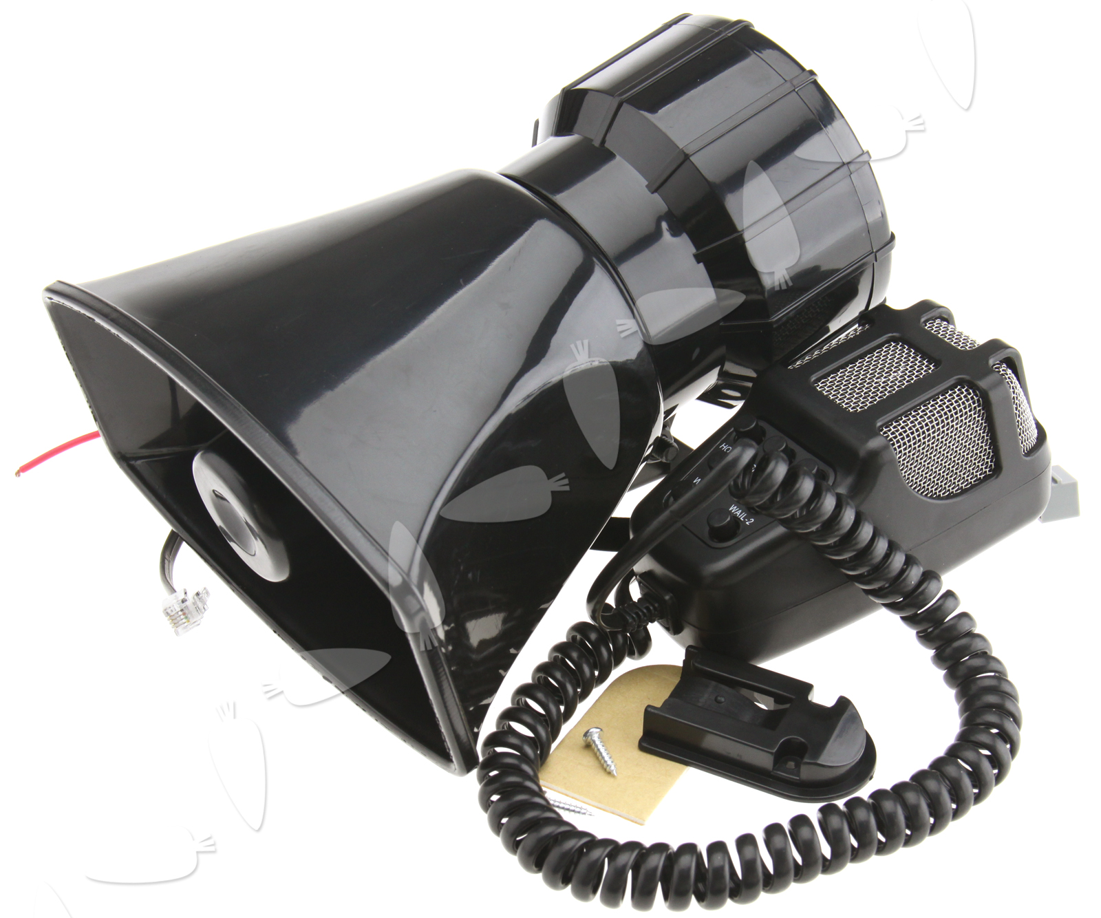 Loud Horn Siren For Car Boat Van Truck 7 Tone PA System with Mic 12V