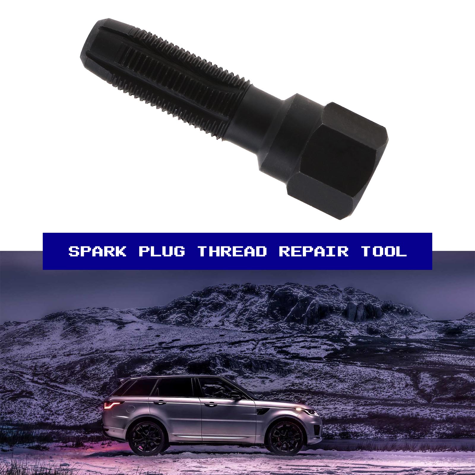 New 14MM Spark Plug 4 Inserts Helicoil Thread Insert Reamer Tap Repair