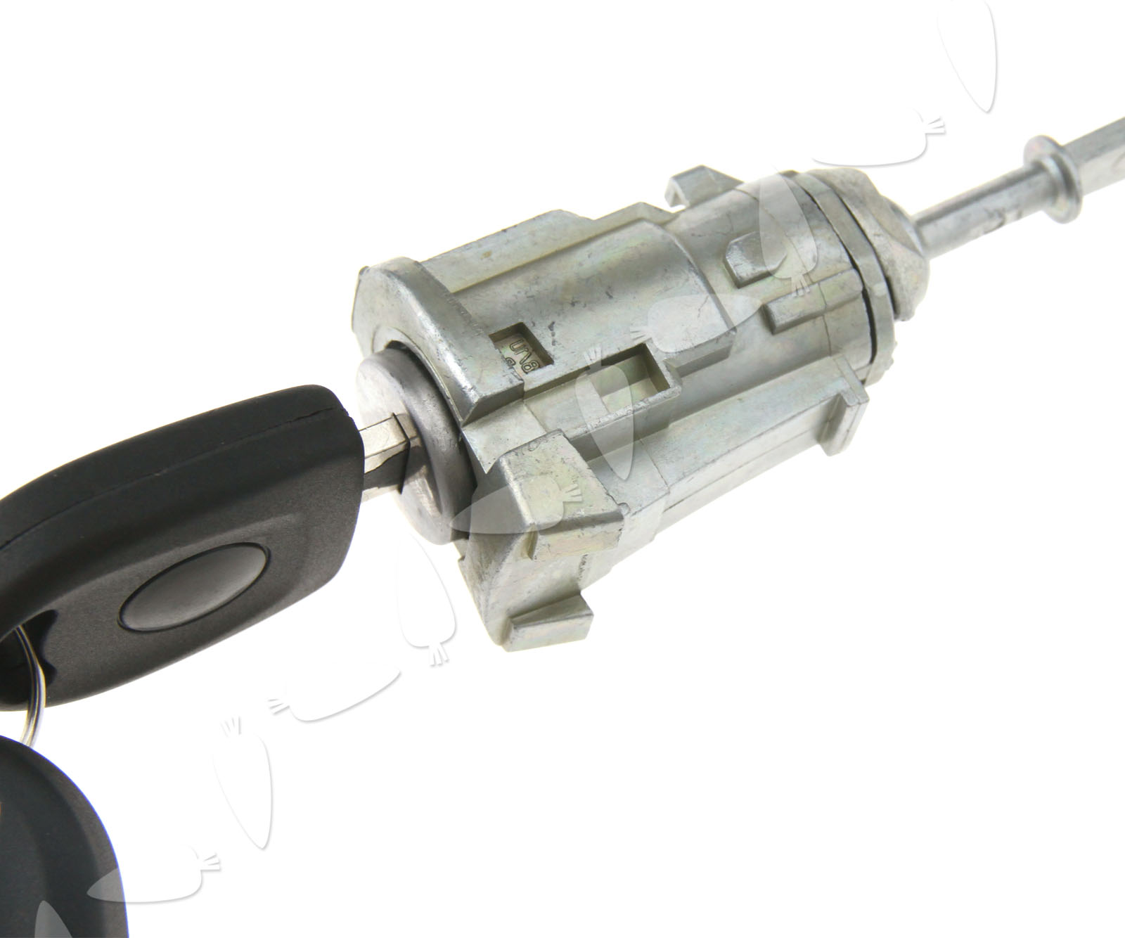 Car Front Left Door Lock Barrel Set with 2 Keys For VW Golf MK4 Bora