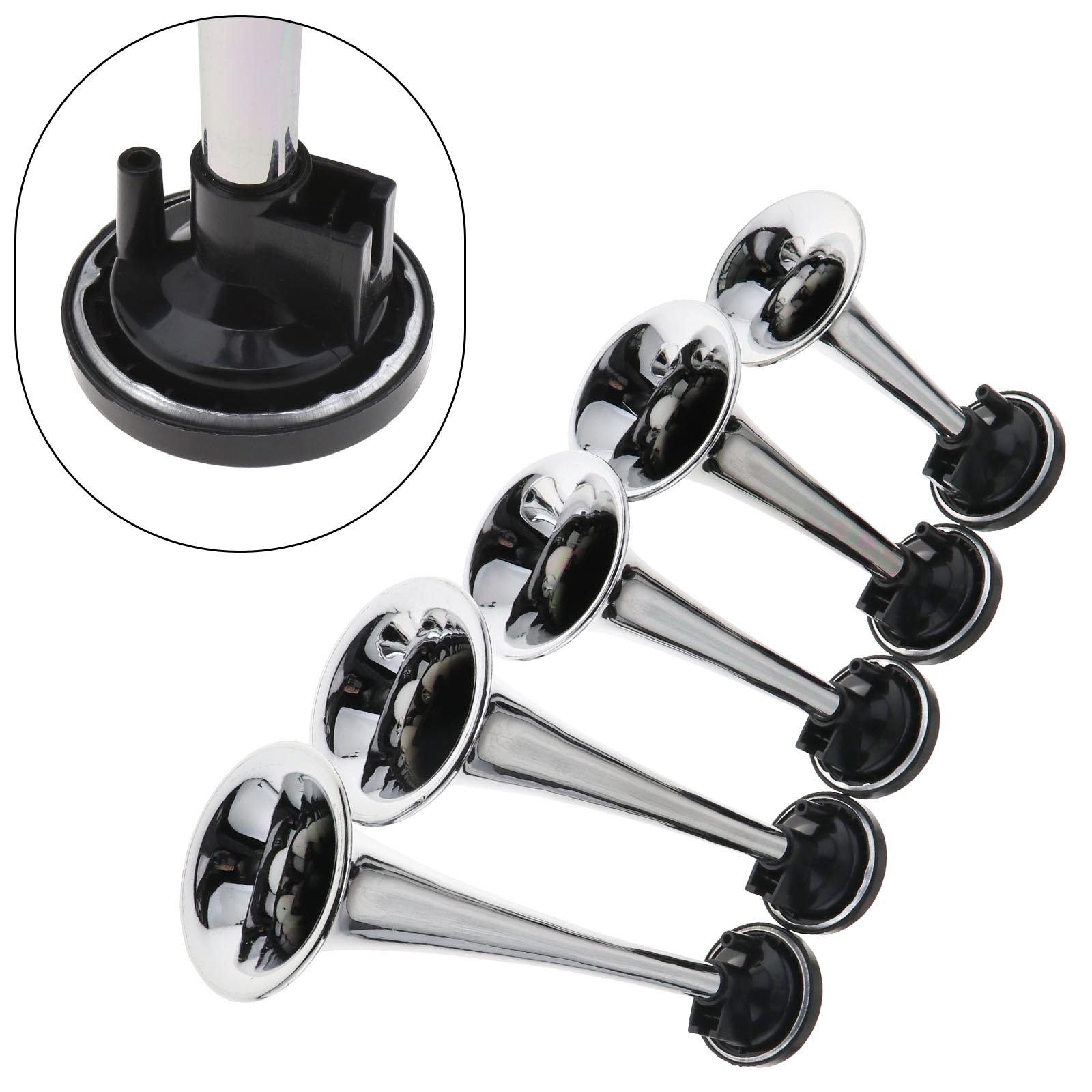 5 Trumpet Musical Air Horns Set 150DB For Car Truck Boat eBay