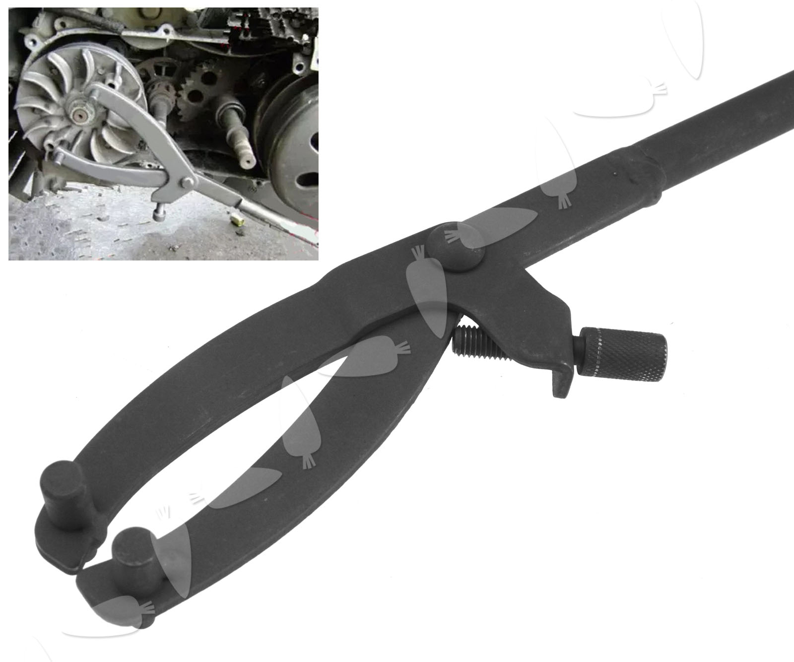 Motorcycle Clutch Flywheel Spanner Wrench Holder Locking Tool 9mm & 6