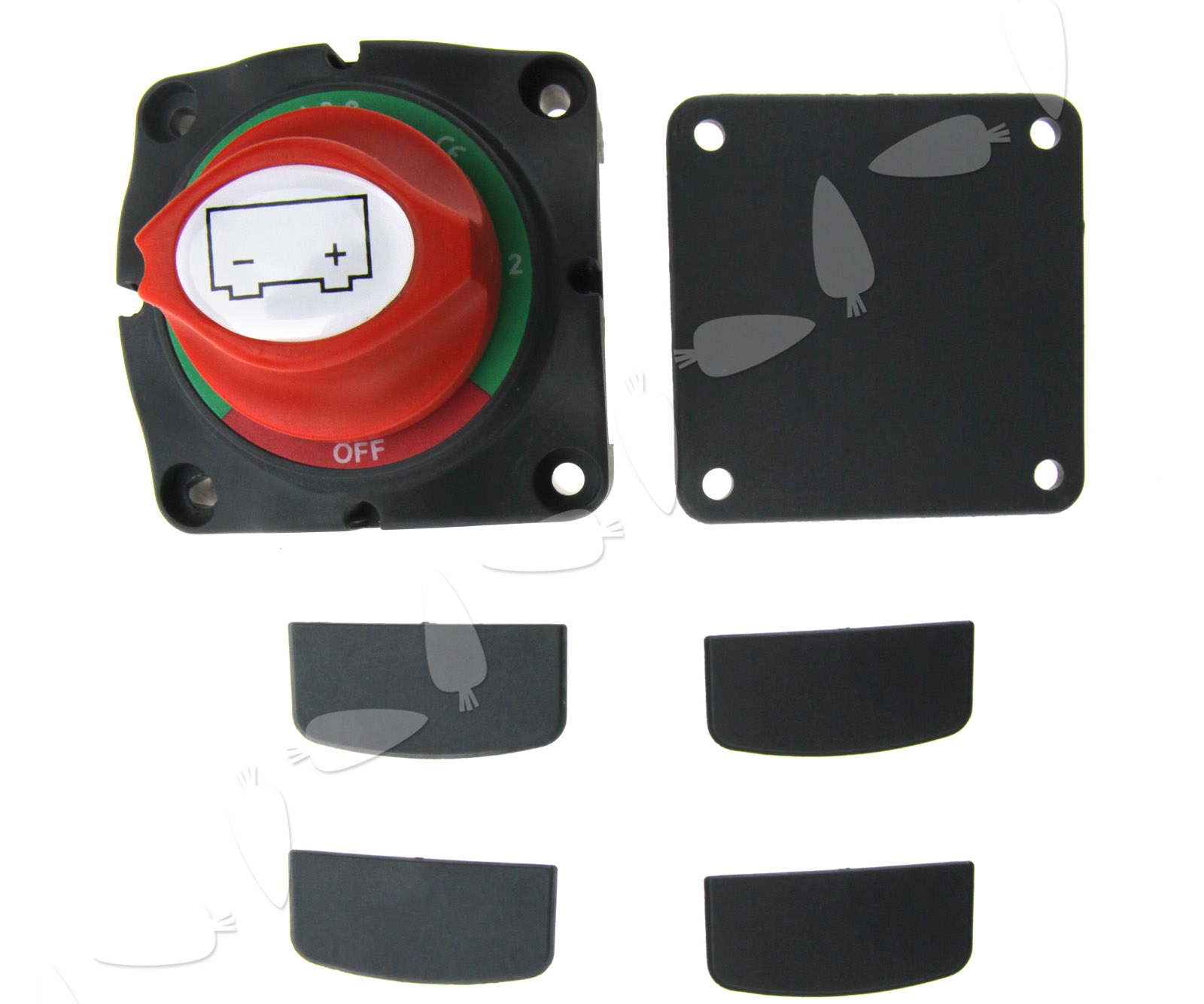 12V/24V Narva Dual Battery Isolator Kill Switch 4 Position Master