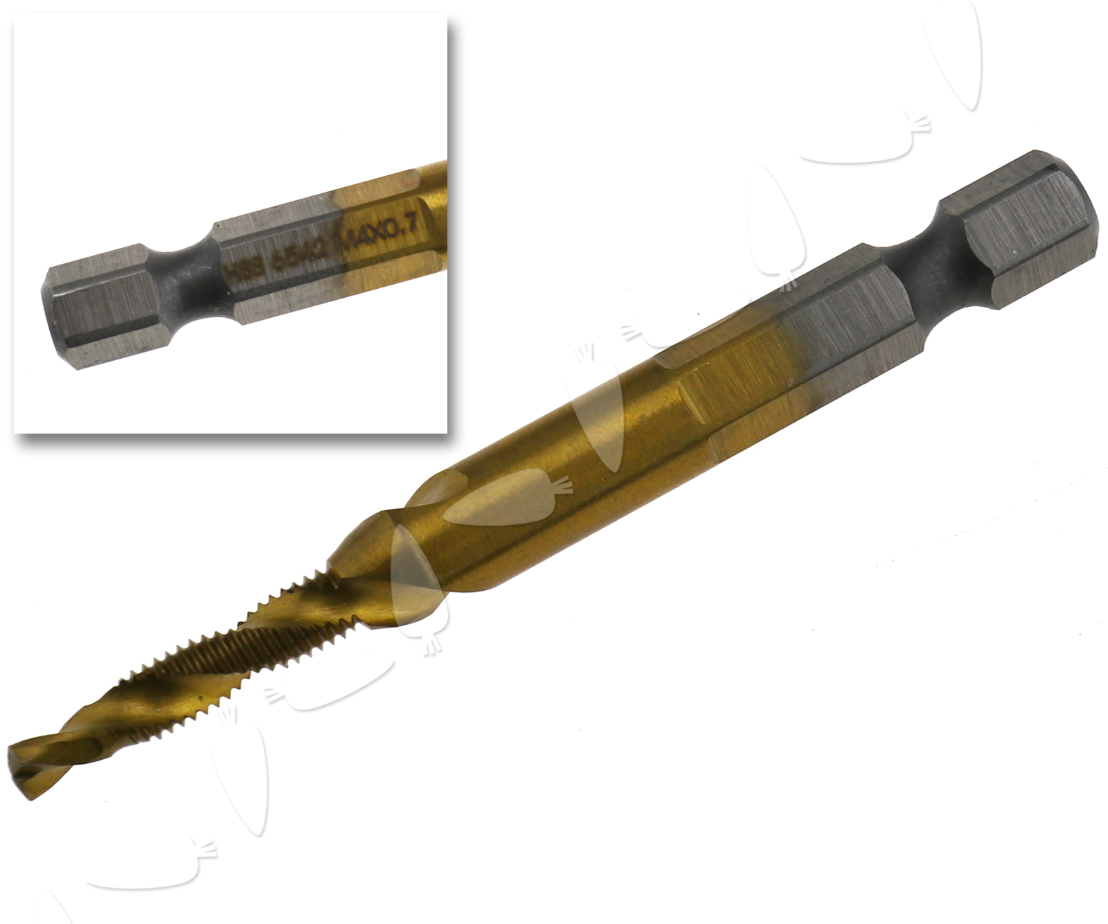 Drill Tap Countersink Deburr Set Metric 6pc Combination Drill Tap Bit