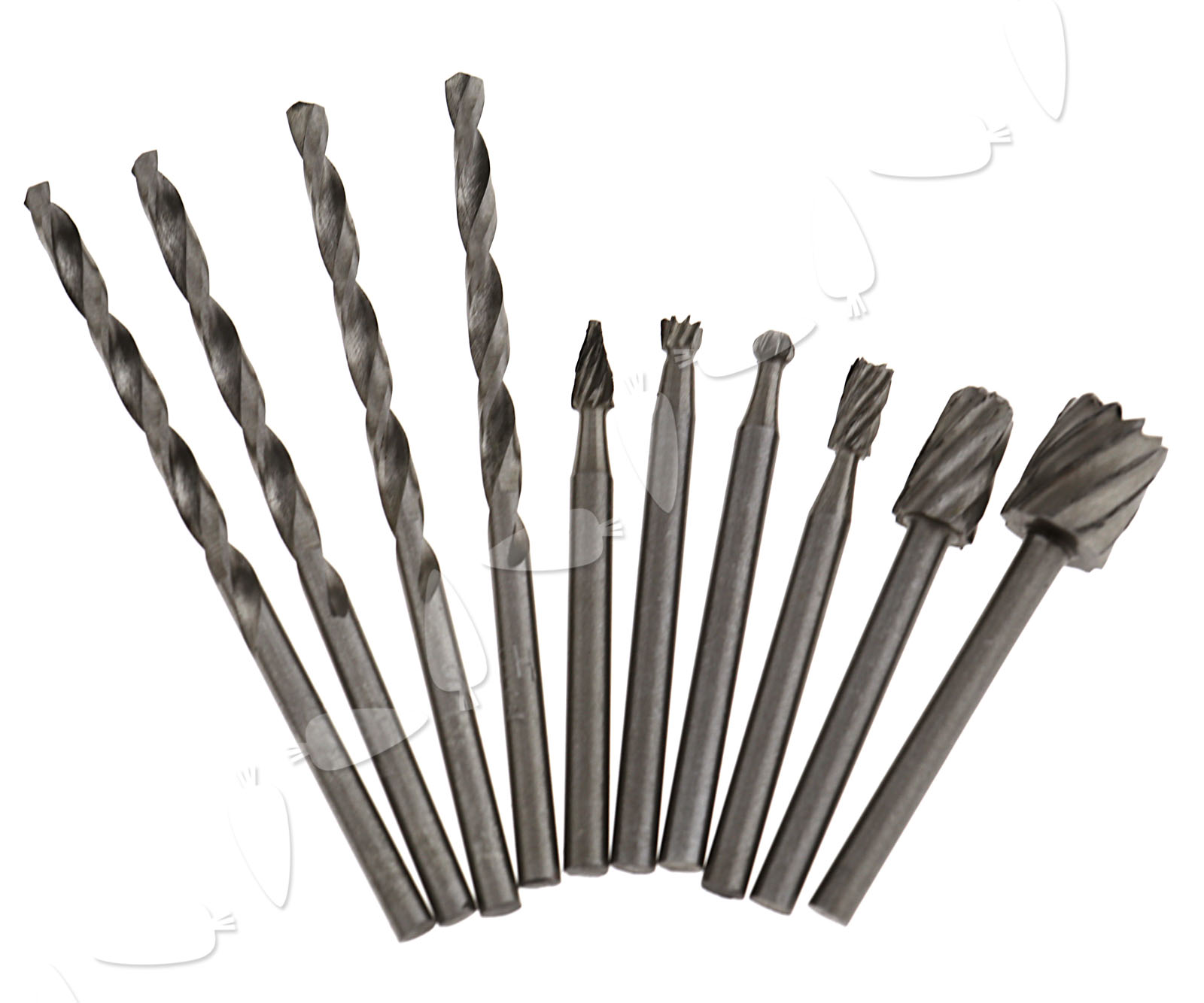 For Dremel Rotary Multi Tool Cutting Guide Attachment Kit HSS Router Drill Bits