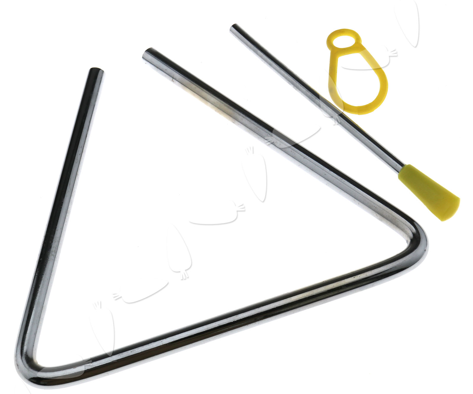 6" 15cm Musical Triangle & Beater Percussion Metal Instrument Music ...