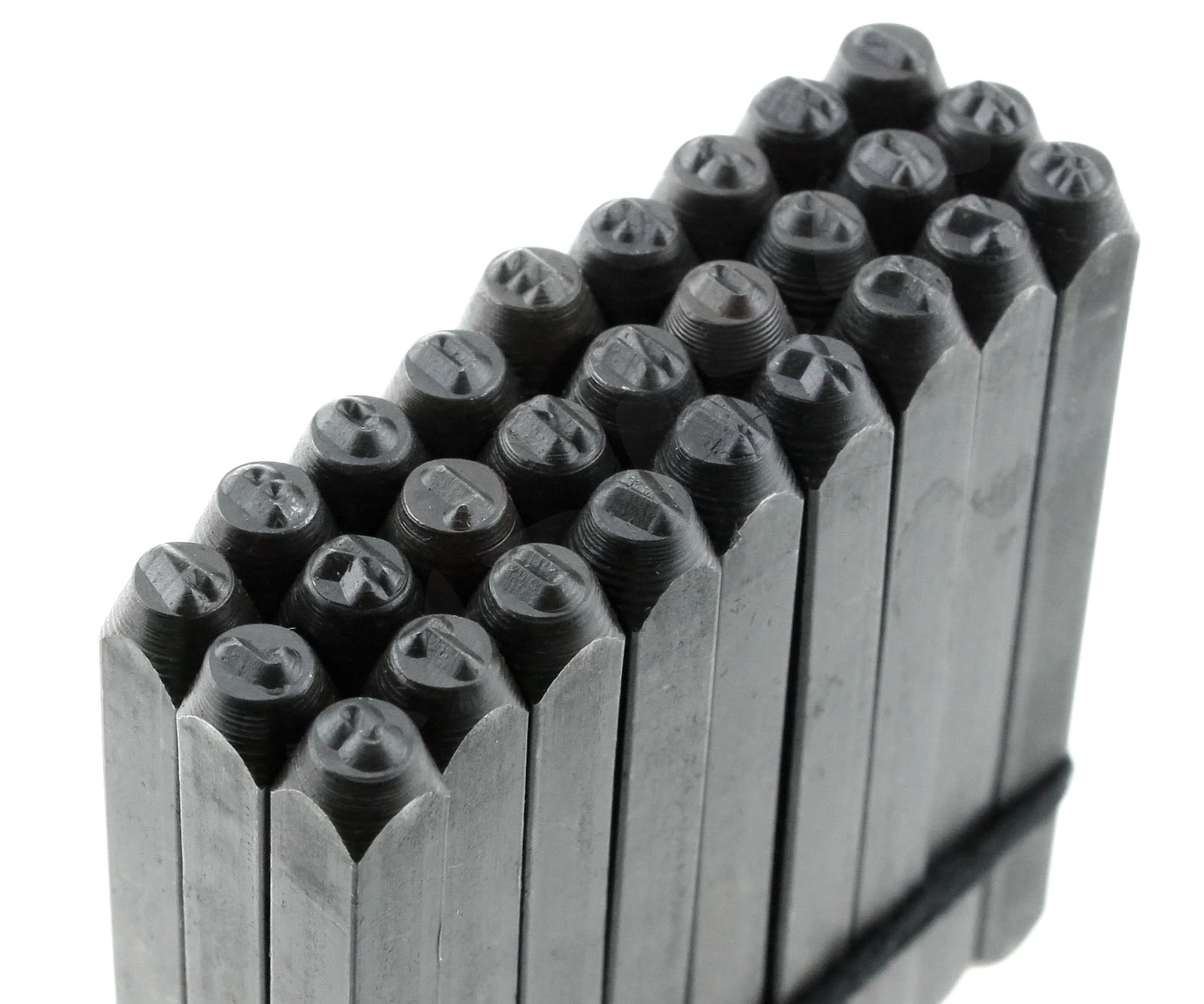 36X 2.5mm 3/32 Alphabet Punches AZ + Number Metal Letter Stamp Steel