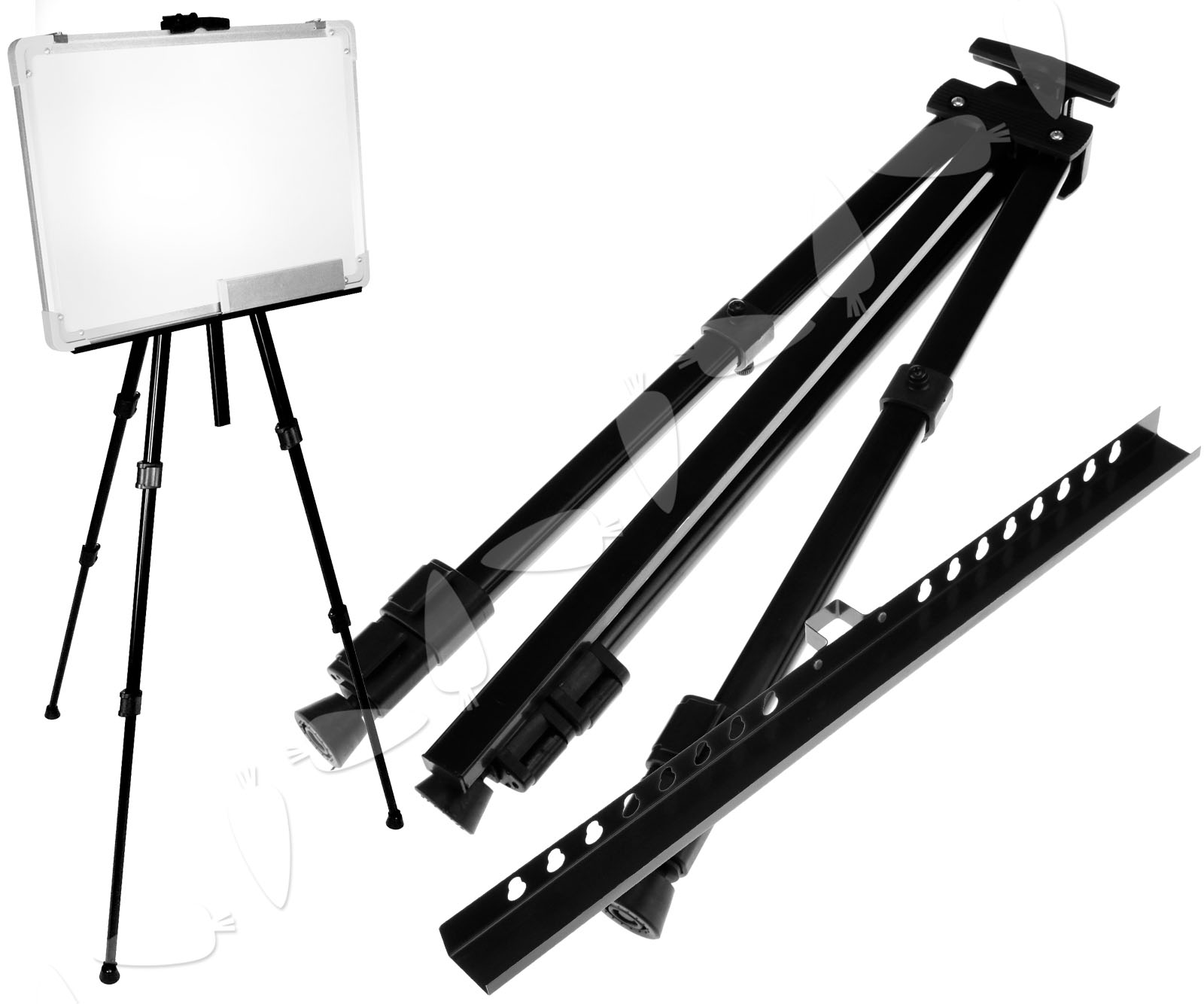 Studio Easel Artist Field Adjustable Tripod Display White Board