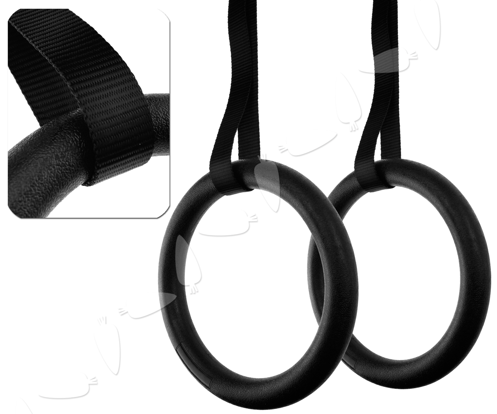 Olympic Gymnastic Rings Crossfit Gym Shoulder Muscle Strength Training