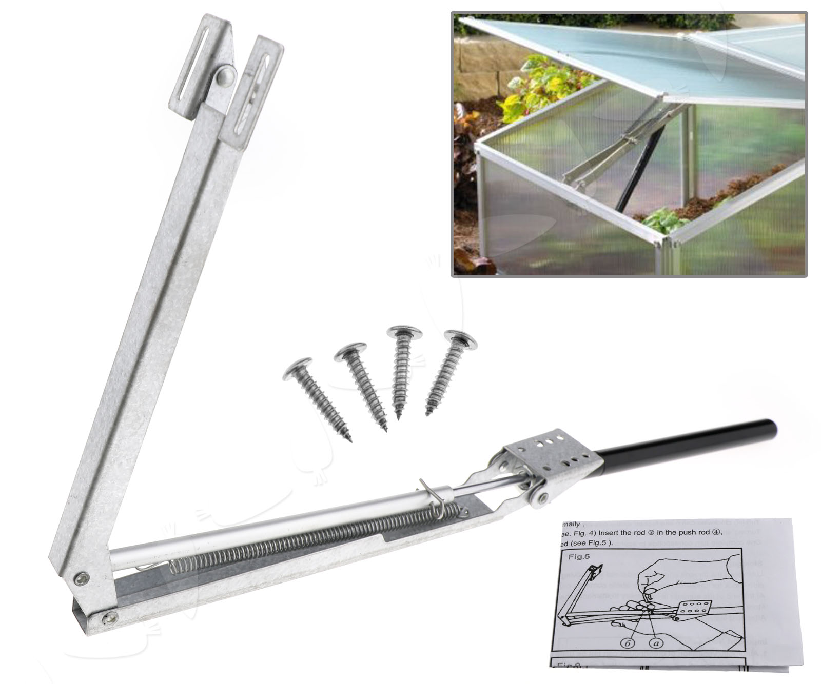Greenhouse Vent Autovent Solar Heat Sensitive Automatic Window Roof