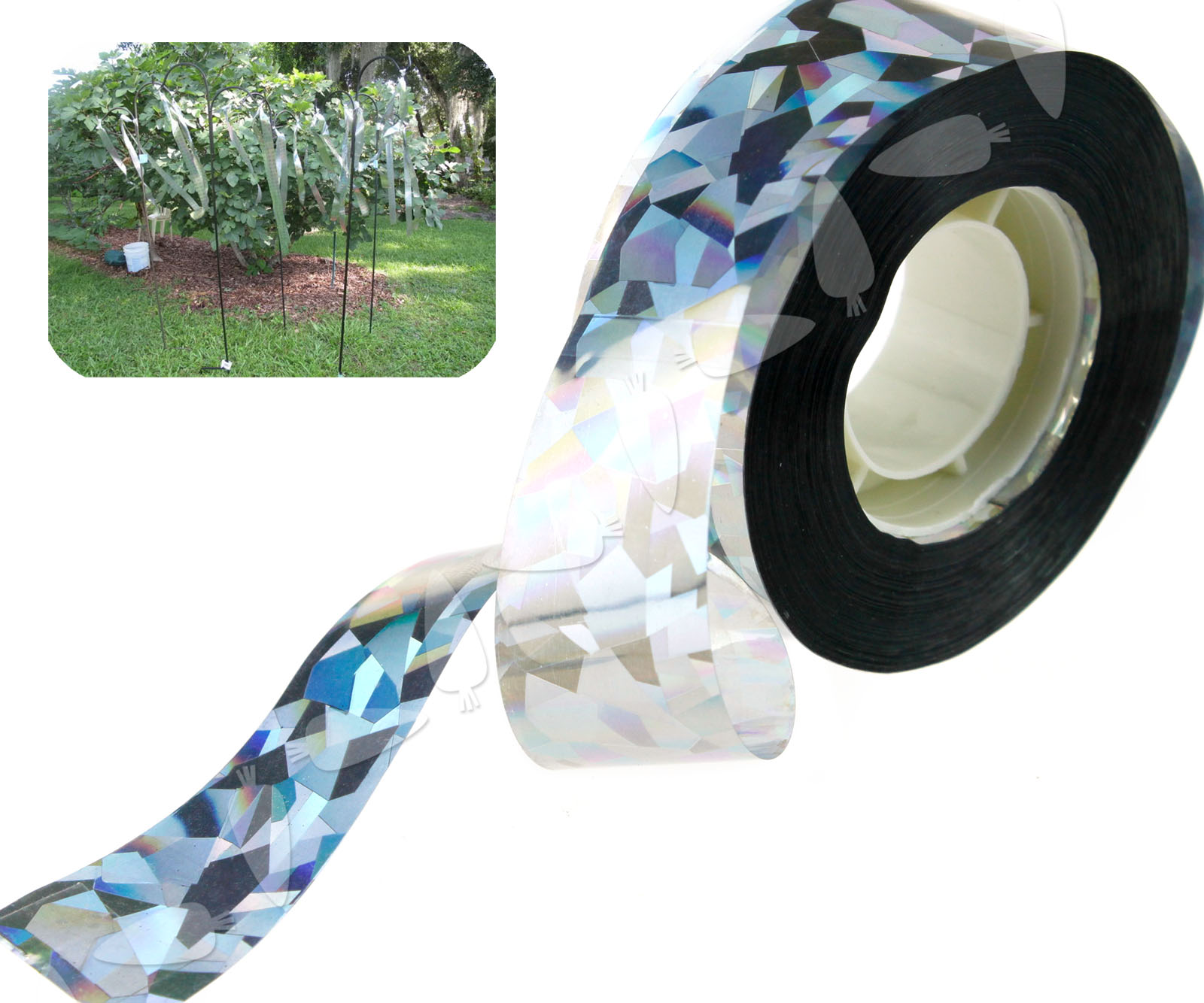 Deterrent Tape Audible Visual Reflective Bird Pigeon Scare Repeller 90M