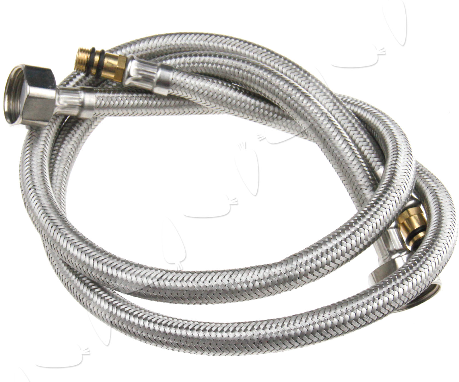 2 x Braided Water Hose Pipe 60cm for Kitchen Faucets Mixers Taps eBay