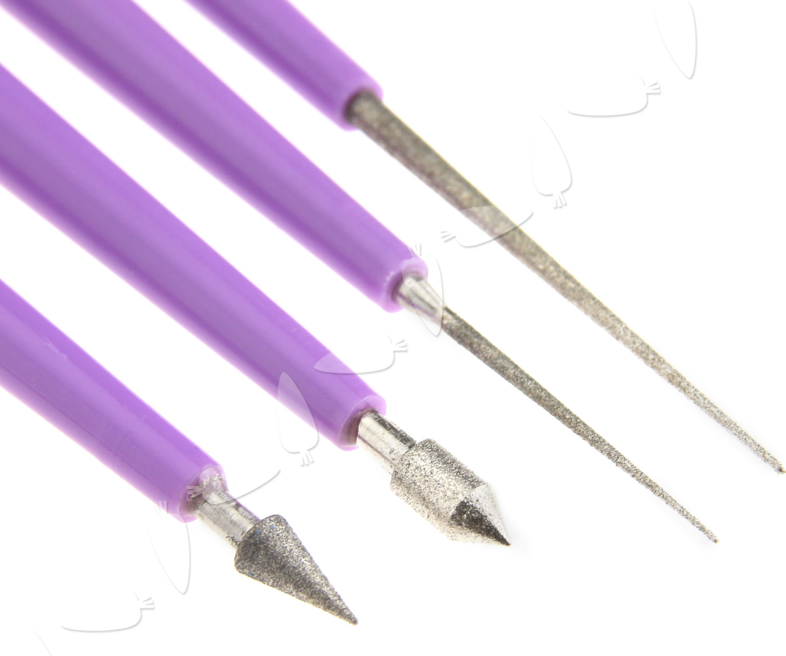 4 Pieces Diamond Tipped Bead Reamer Beading Hole Enlarger Tool eBay