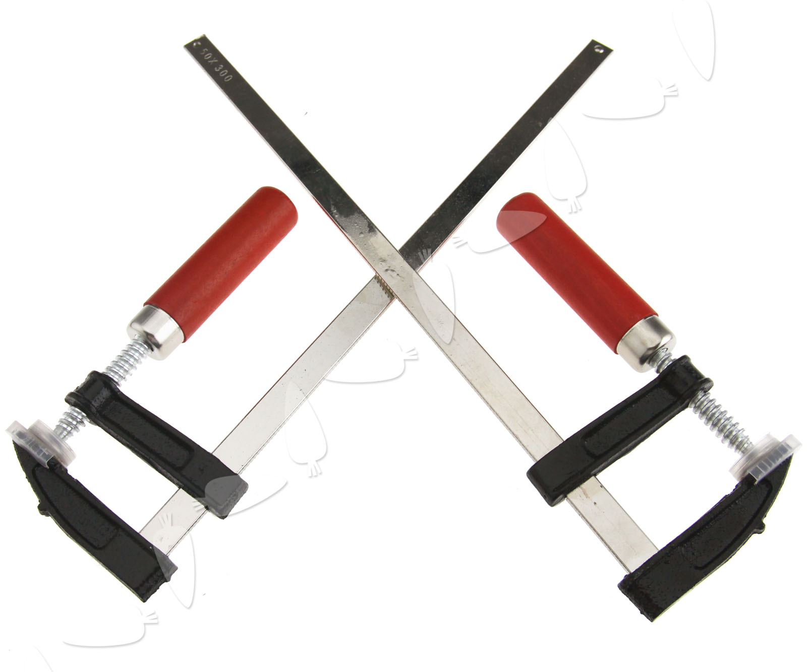 2 x 6” F Bar Clamps Quick Slide Wood Clamp 50 x 150mm/50 x 300mm/80 x