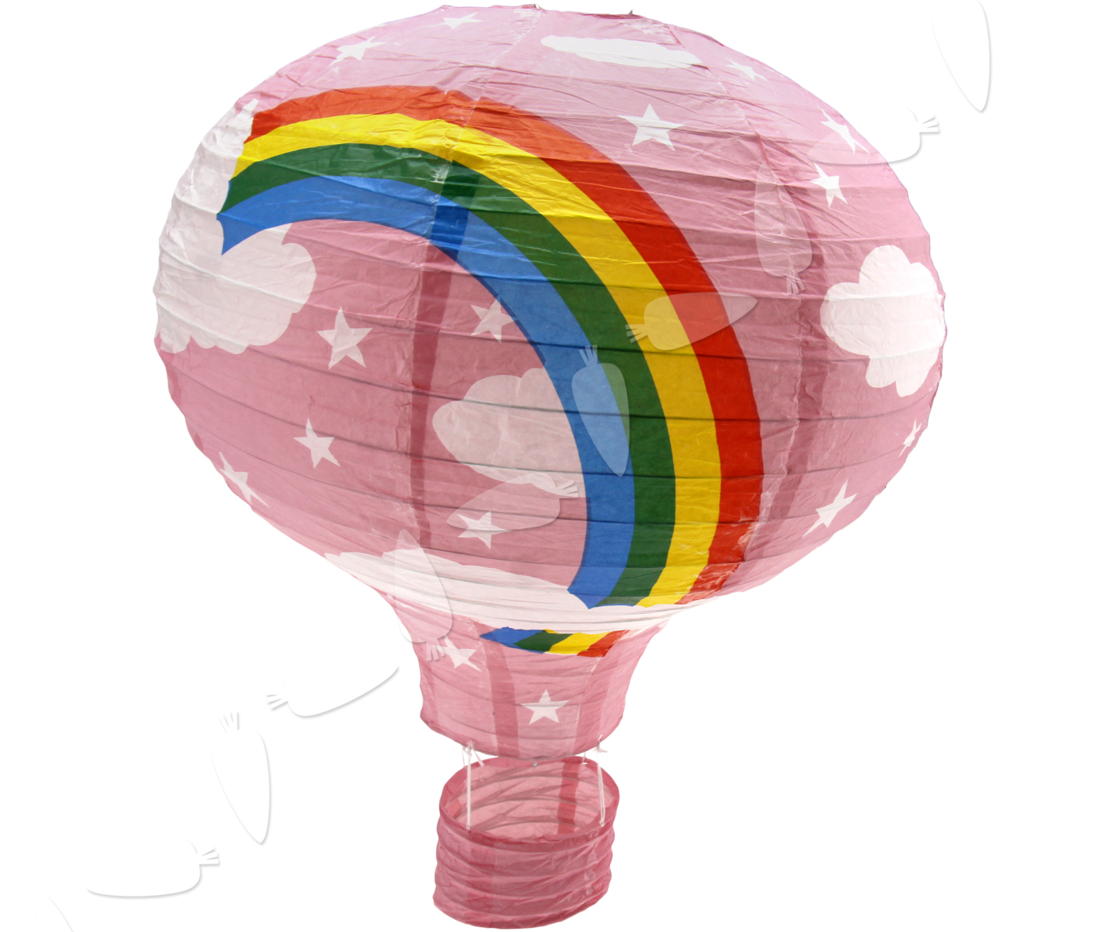 Chinese Lantern 16" Kids Rainbow Hot Air Balloon Paper Birthday Party